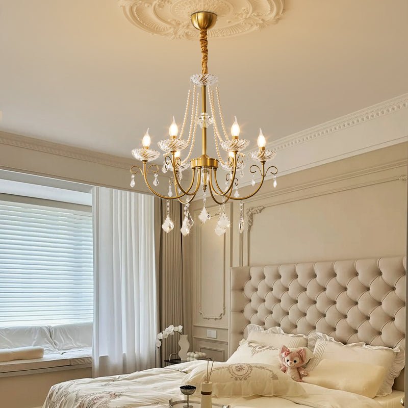 Imperial Pearl Crystal Chandelier - Blowlighting
