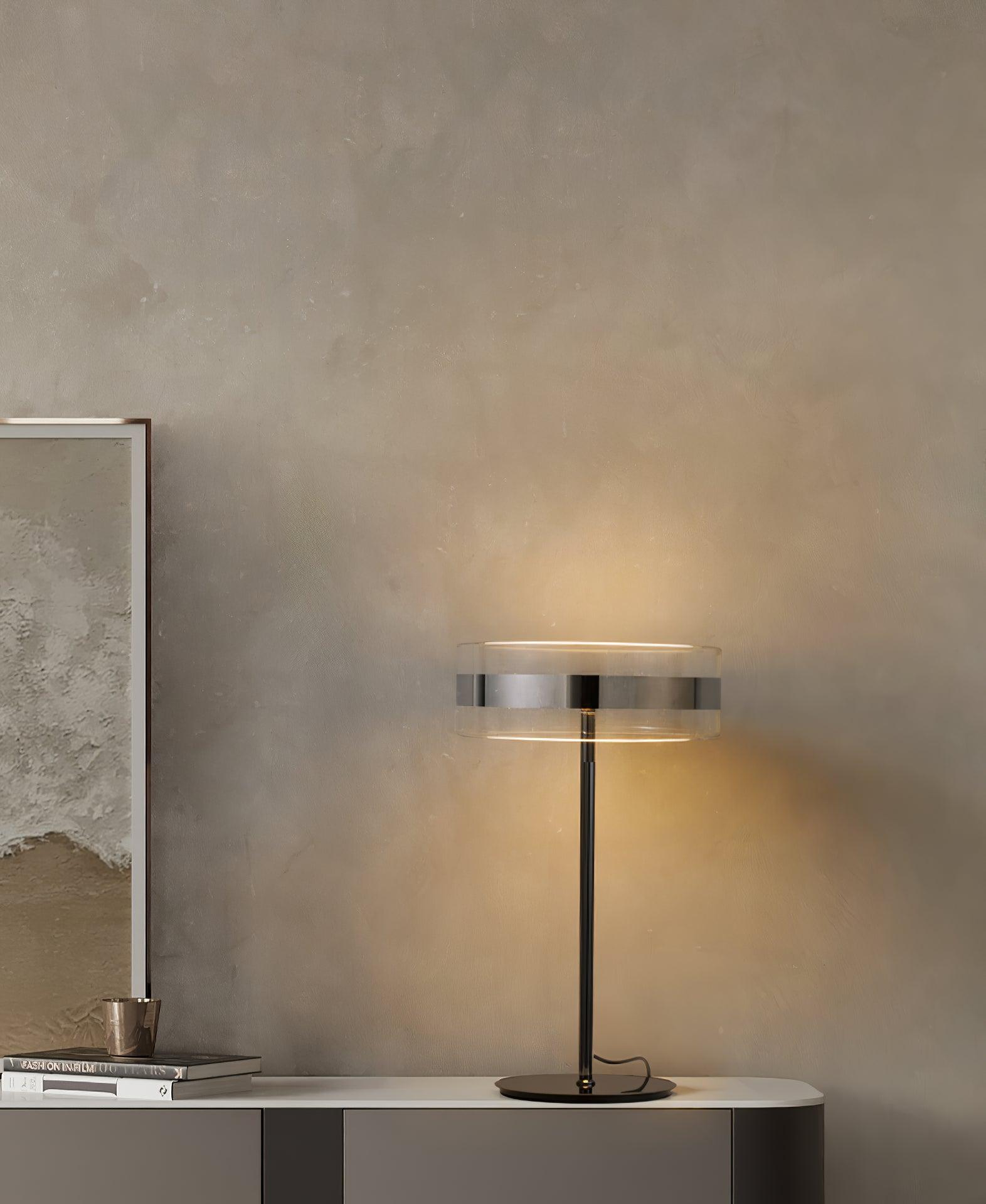 Impex Florina Chrome Table Lamp - Blowlighting