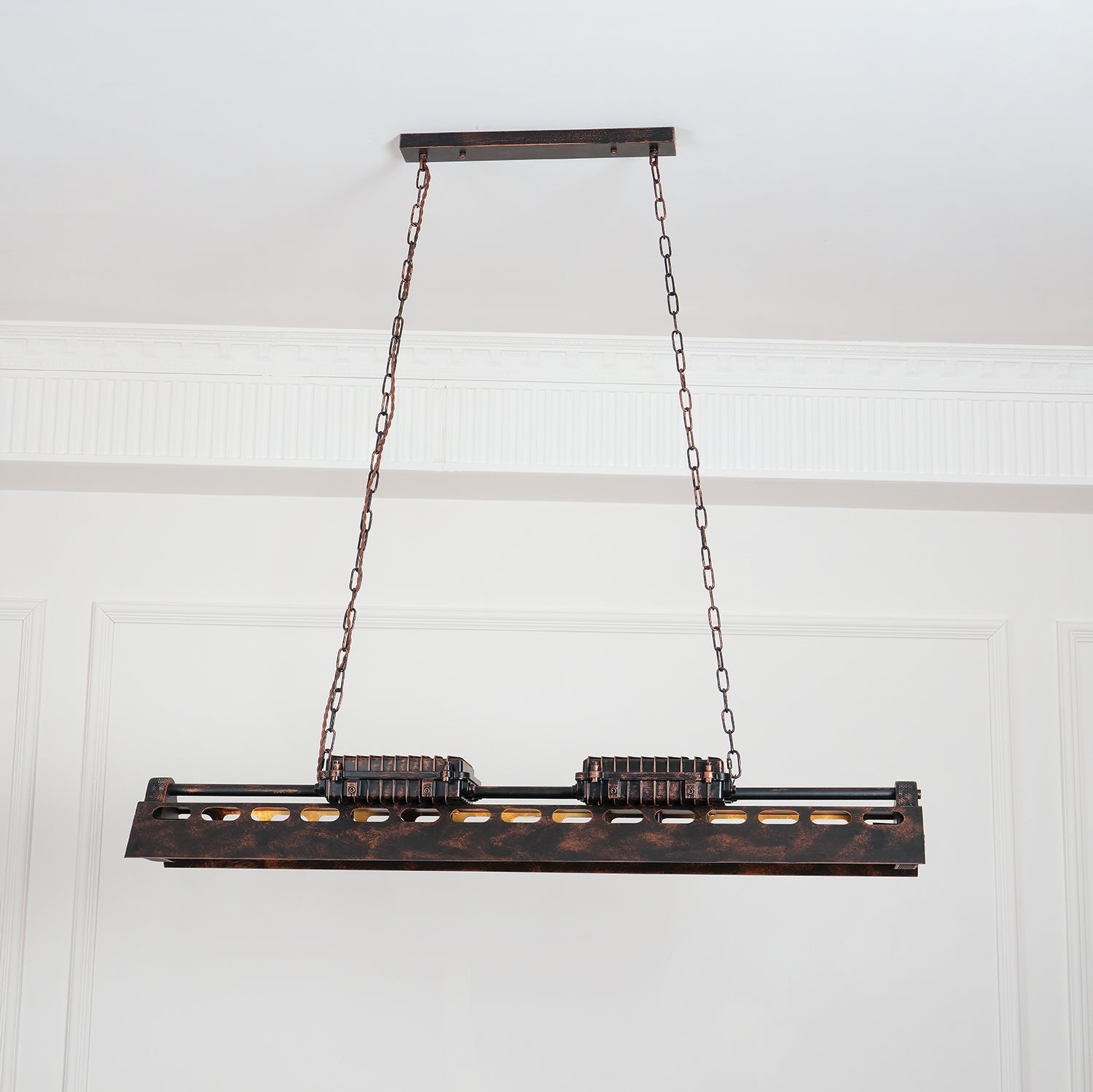 Industrial Steampunk Chandelier - Blowlighting