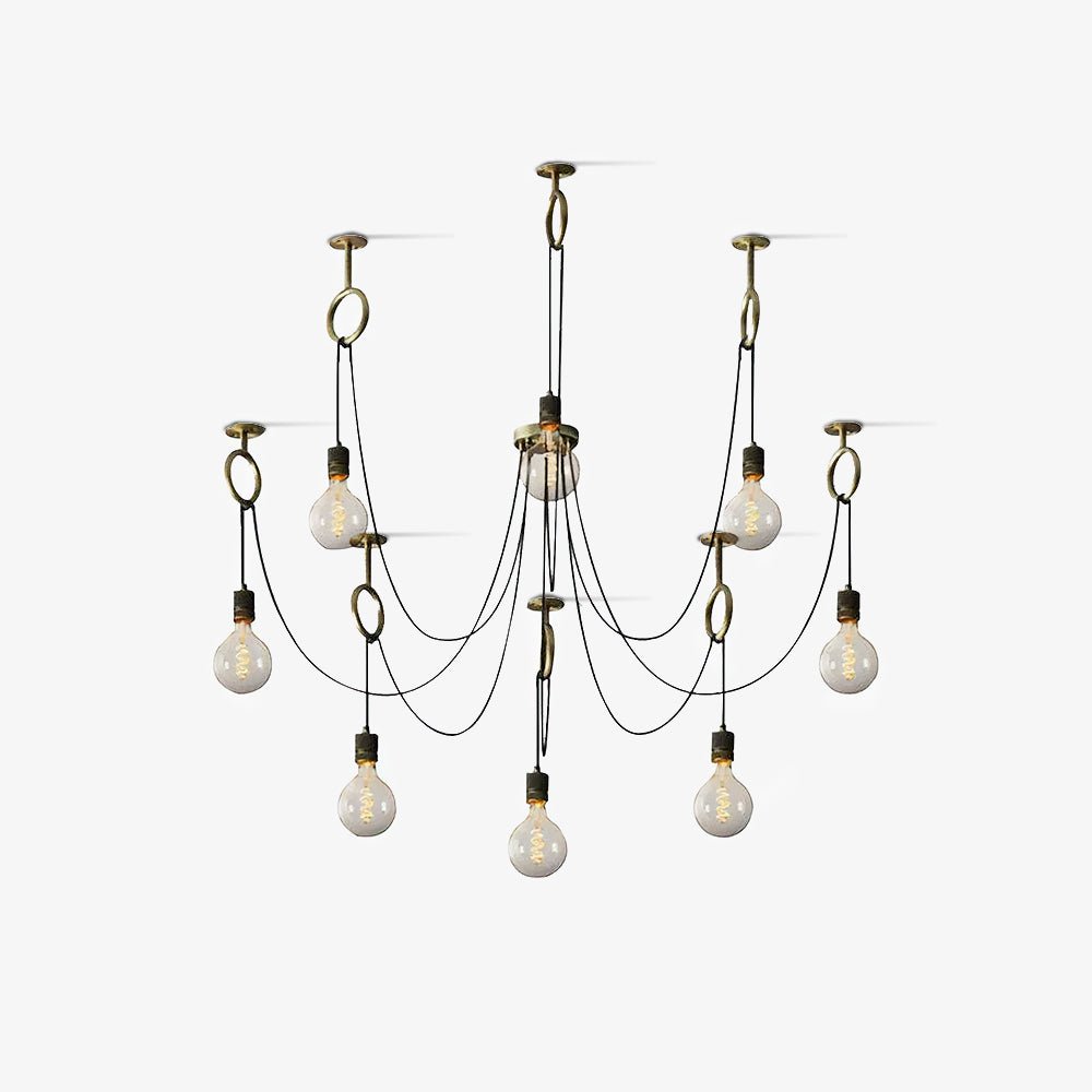 Industrial Spider Chandelier - Blowlighting