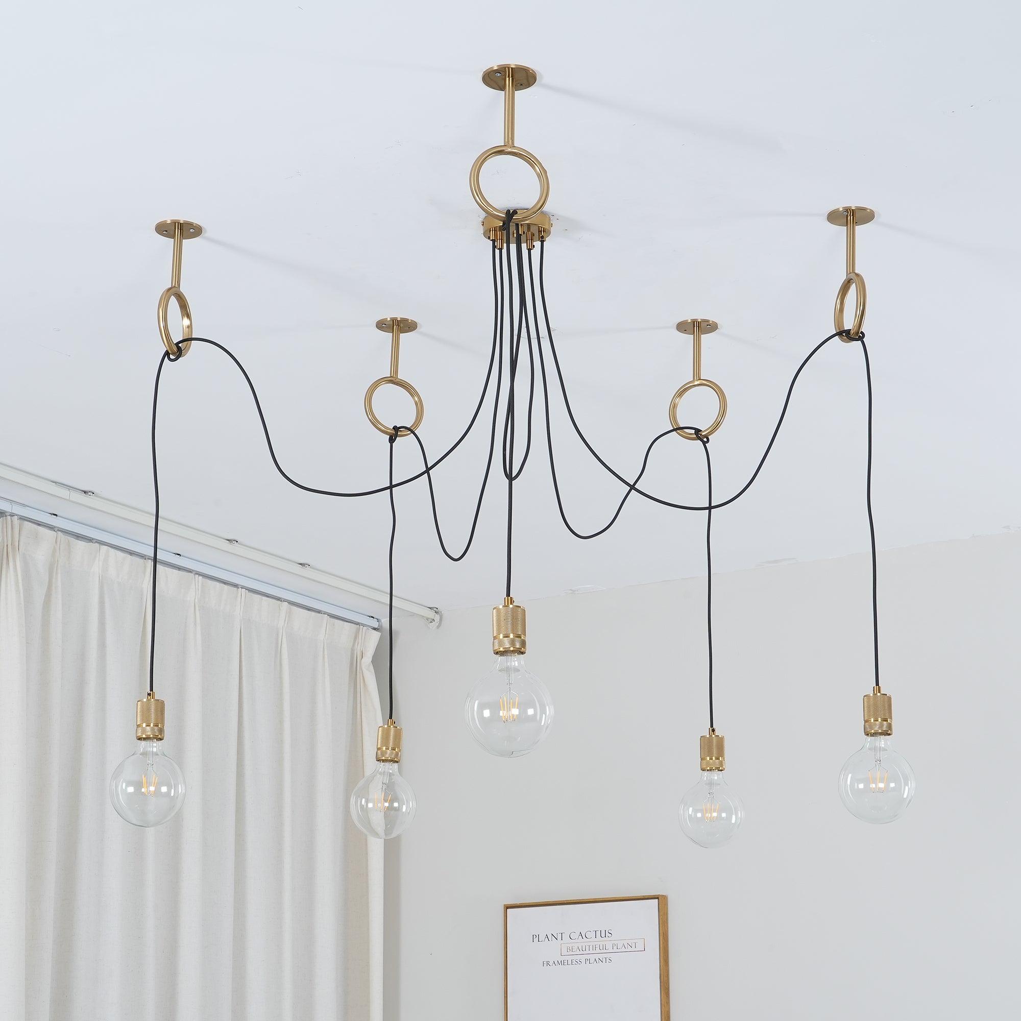 Industrial Spider Chandelier - Blowlighting