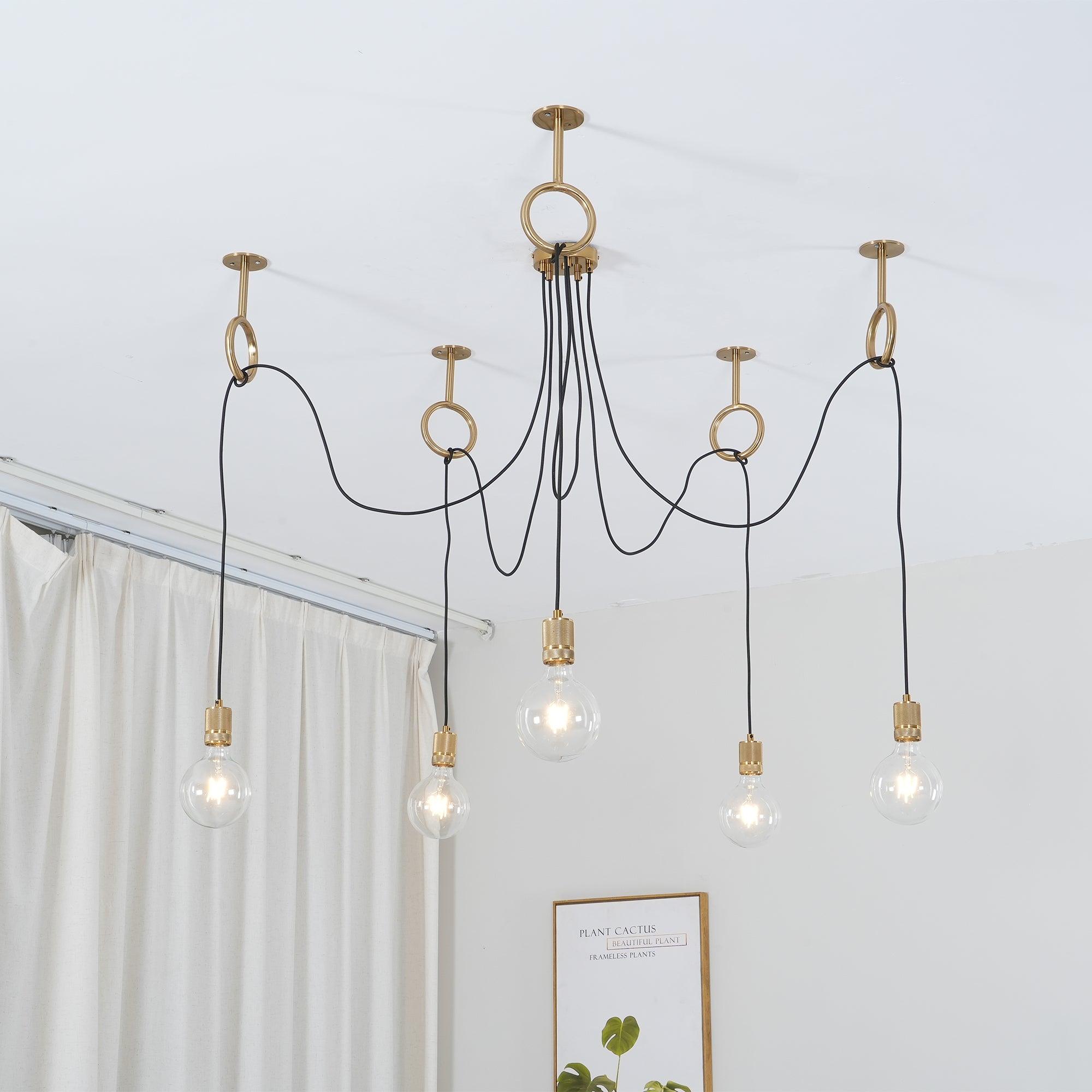 Industrial Spider Chandelier - Blowlighting