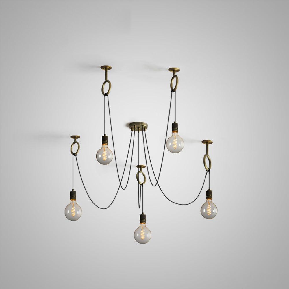 Industrial Spider Chandelier - Blowlighting