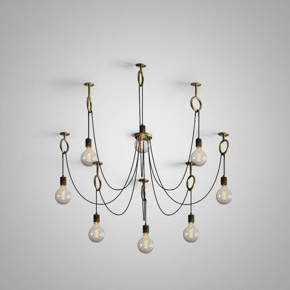 Industrial Spider Chandelier - Blowlighting