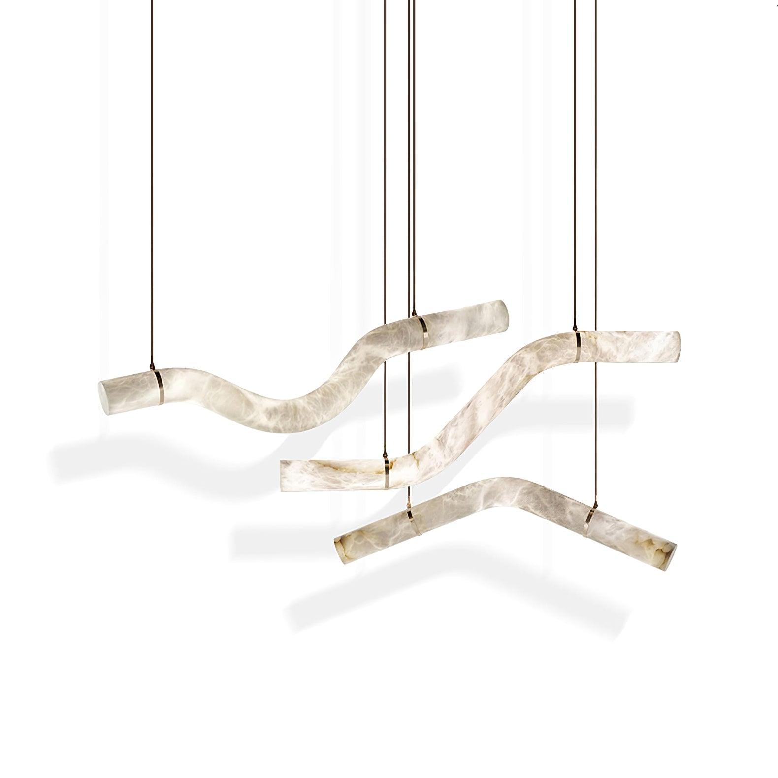 Luste Alabaster Closed-loop Pendant Light Chandelier - Blowlighting