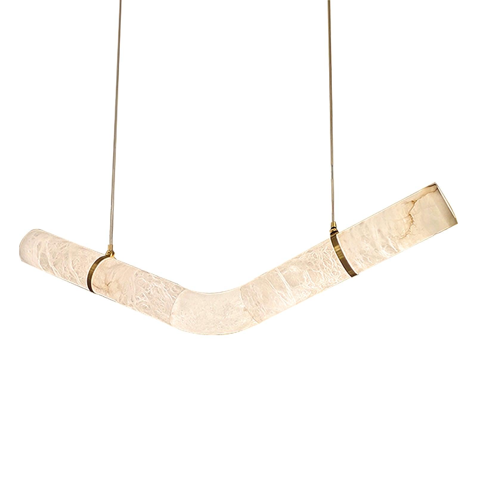 Luste Alabaster Closed-loop Pendant Light Chandelier - Blowlighting