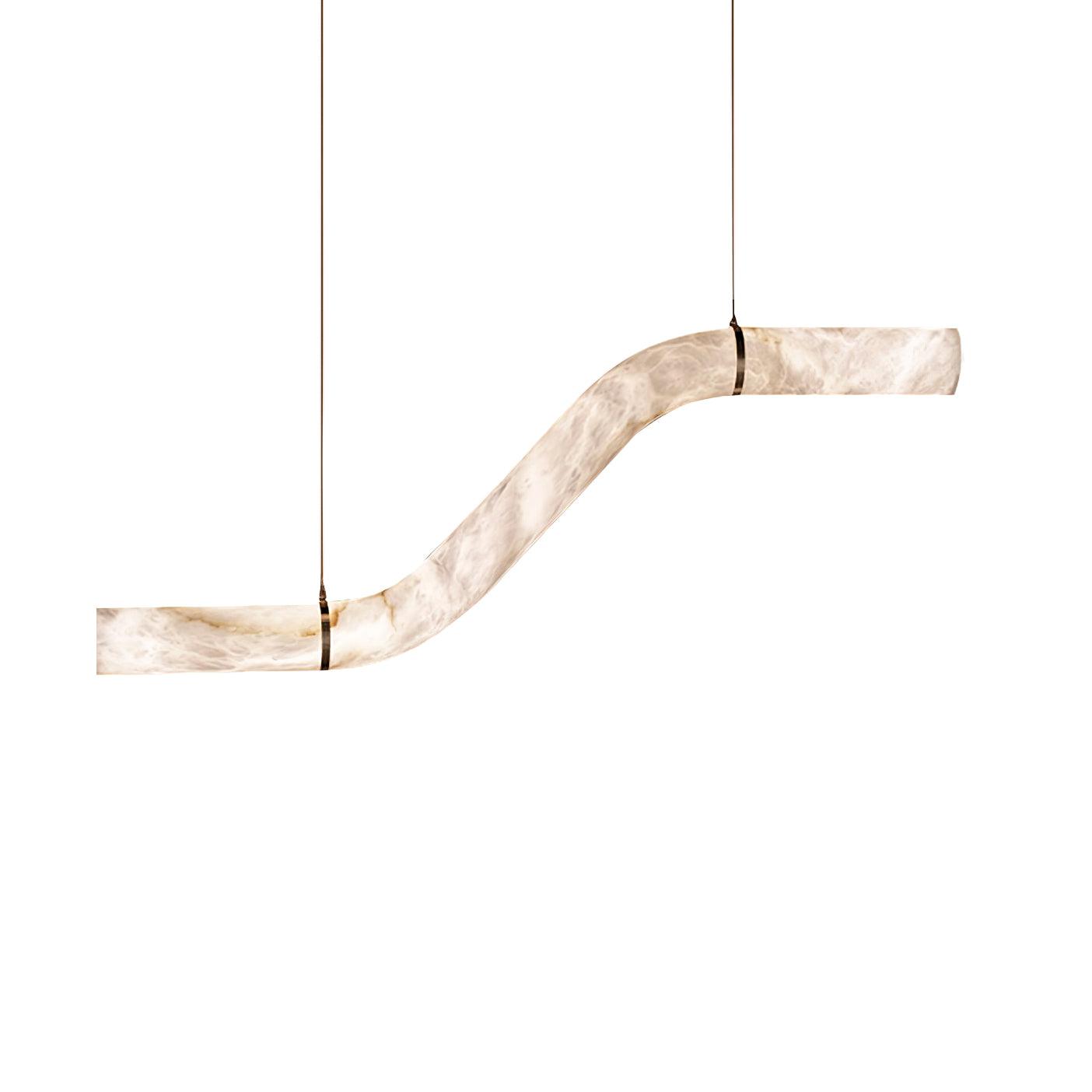 Luste Alabaster Closed-loop Pendant Light Chandelier - Blowlighting