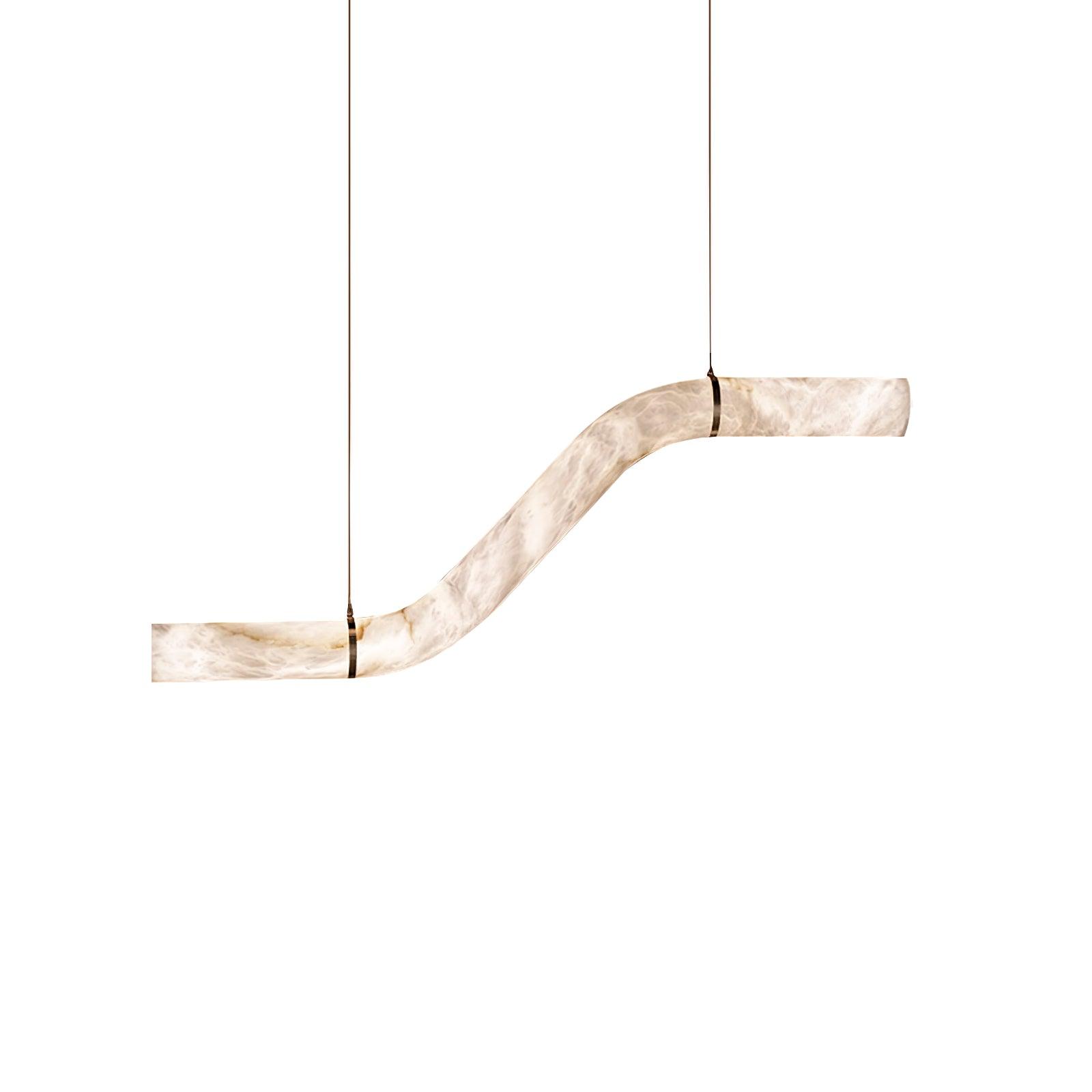 Luste Alabaster Closed-loop Pendant Light Chandelier - Blowlighting