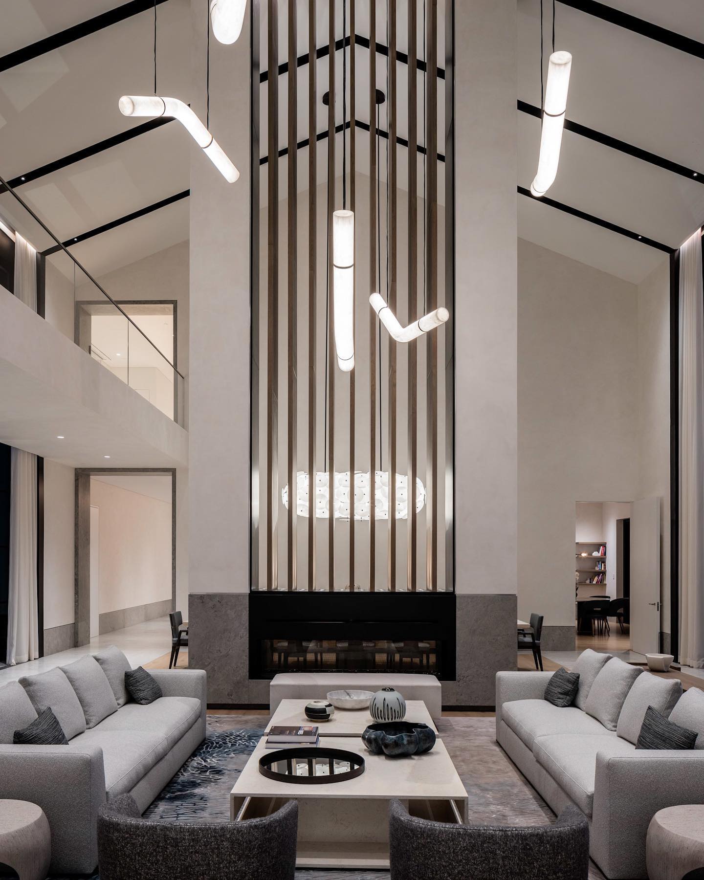 Luste Alabaster Closed-loop Pendant Light Chandelier - Blowlighting