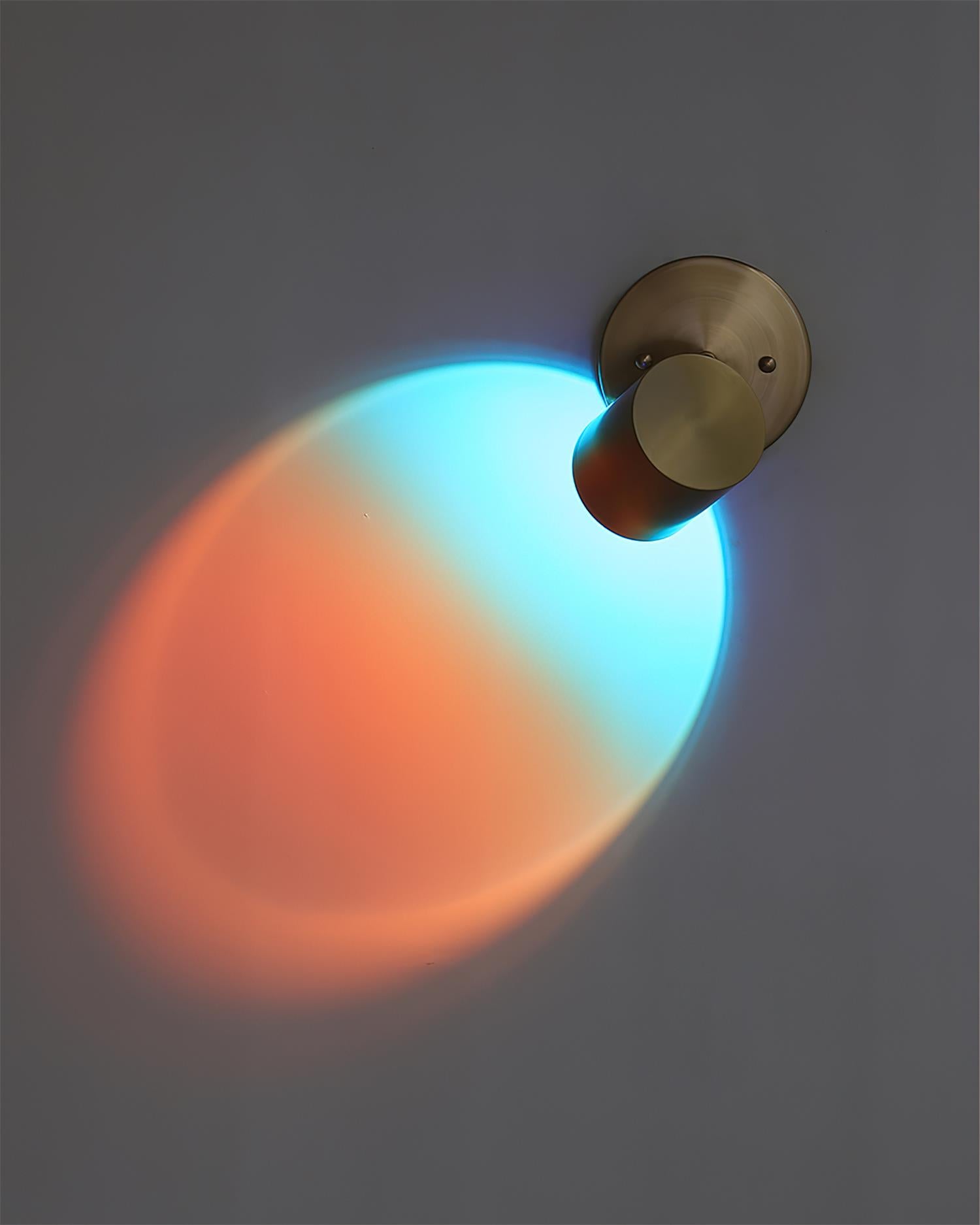 Iridescent Modern Chrome Beam Wall Light