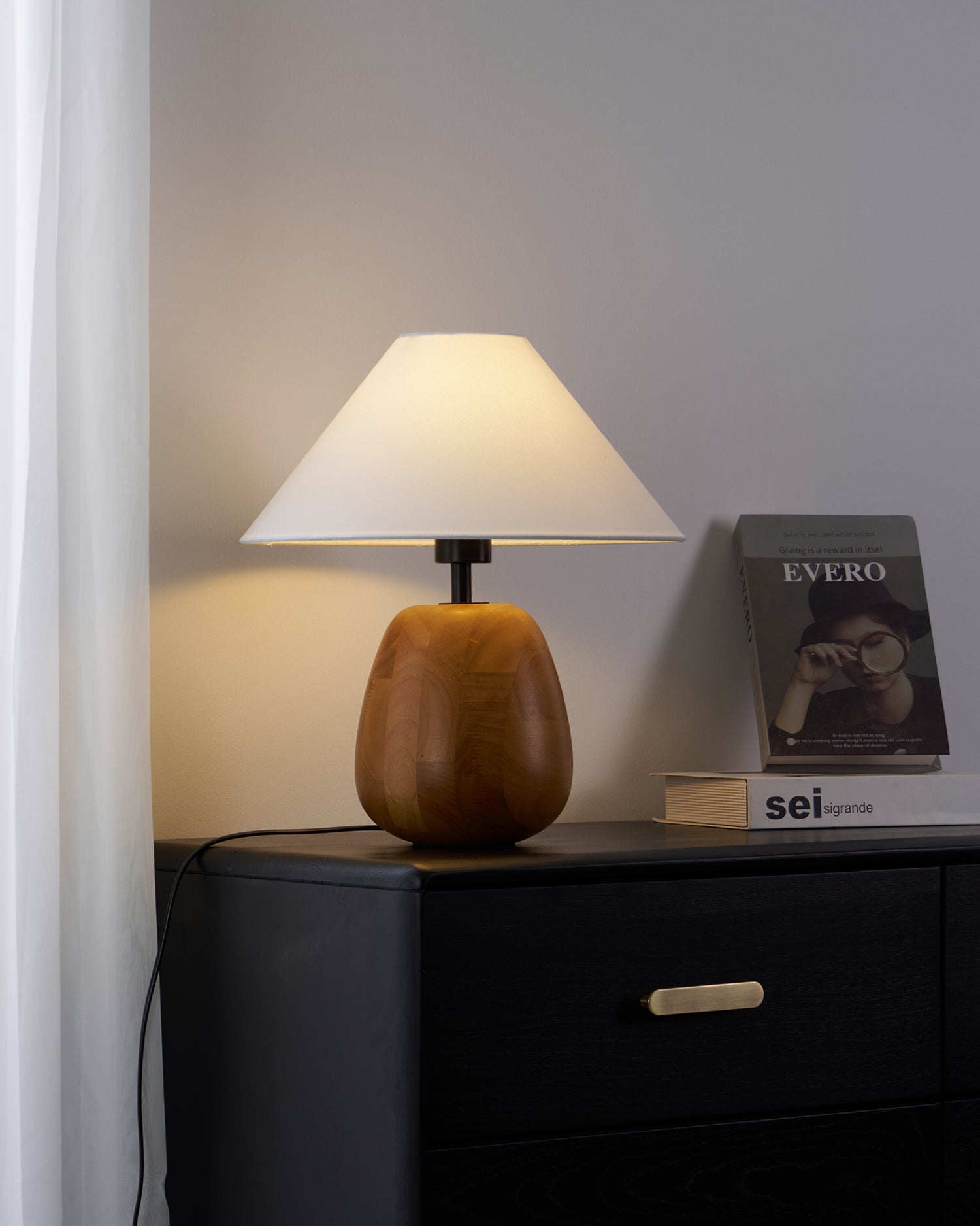 Irving Wood Table Lamp - Blowlighting