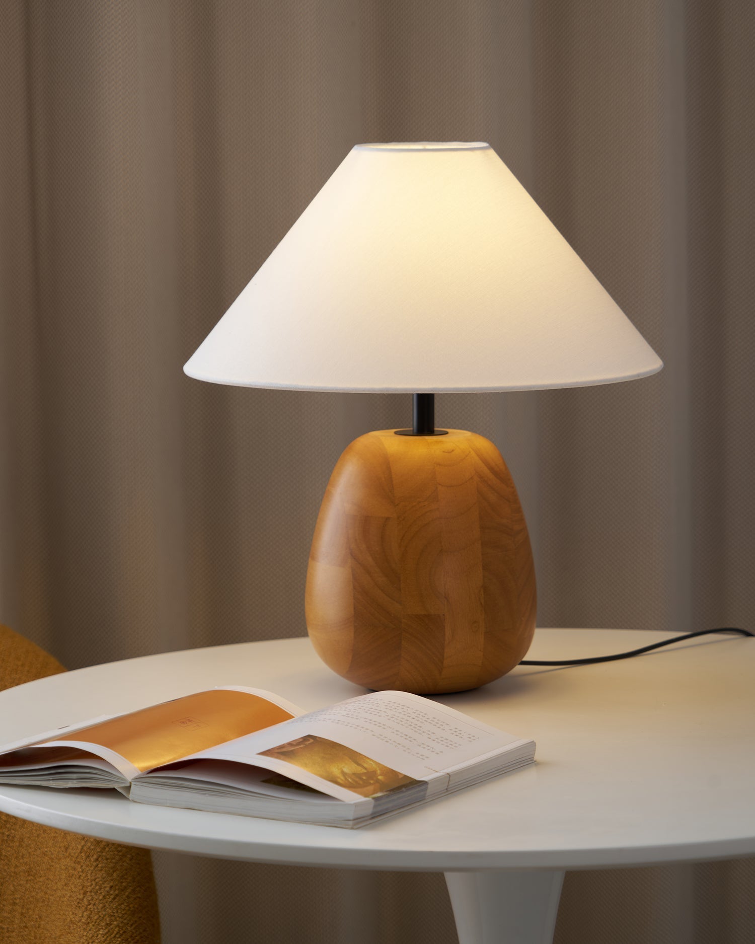 Irving Wood Table Lamp - Blowlighting