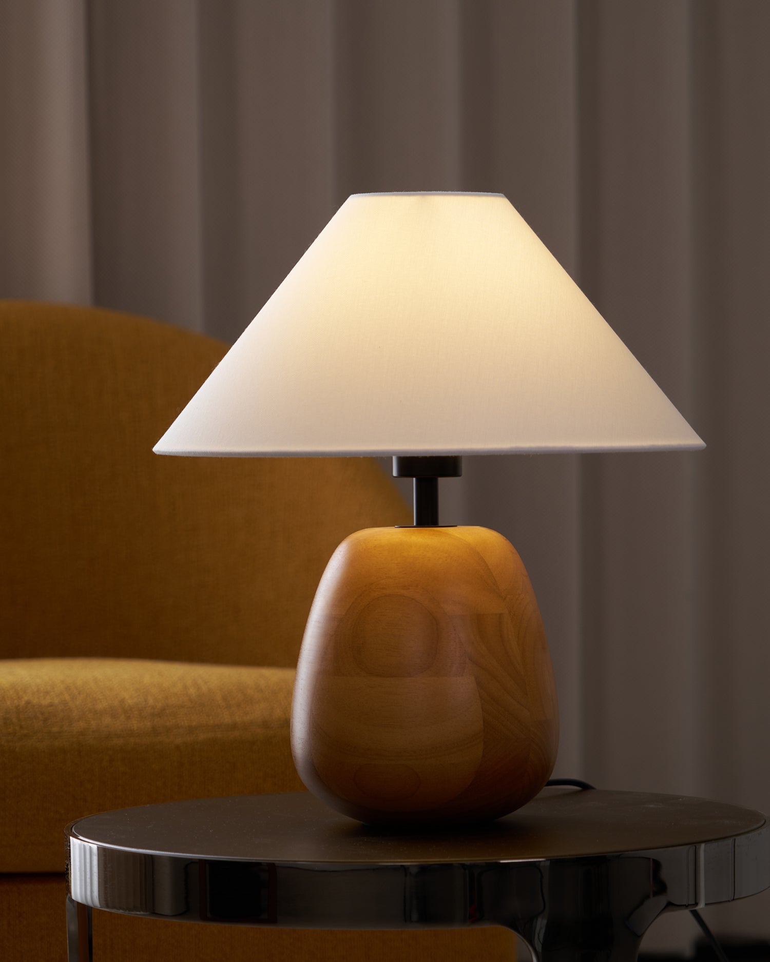Irving Wood Table Lamp - Blowlighting