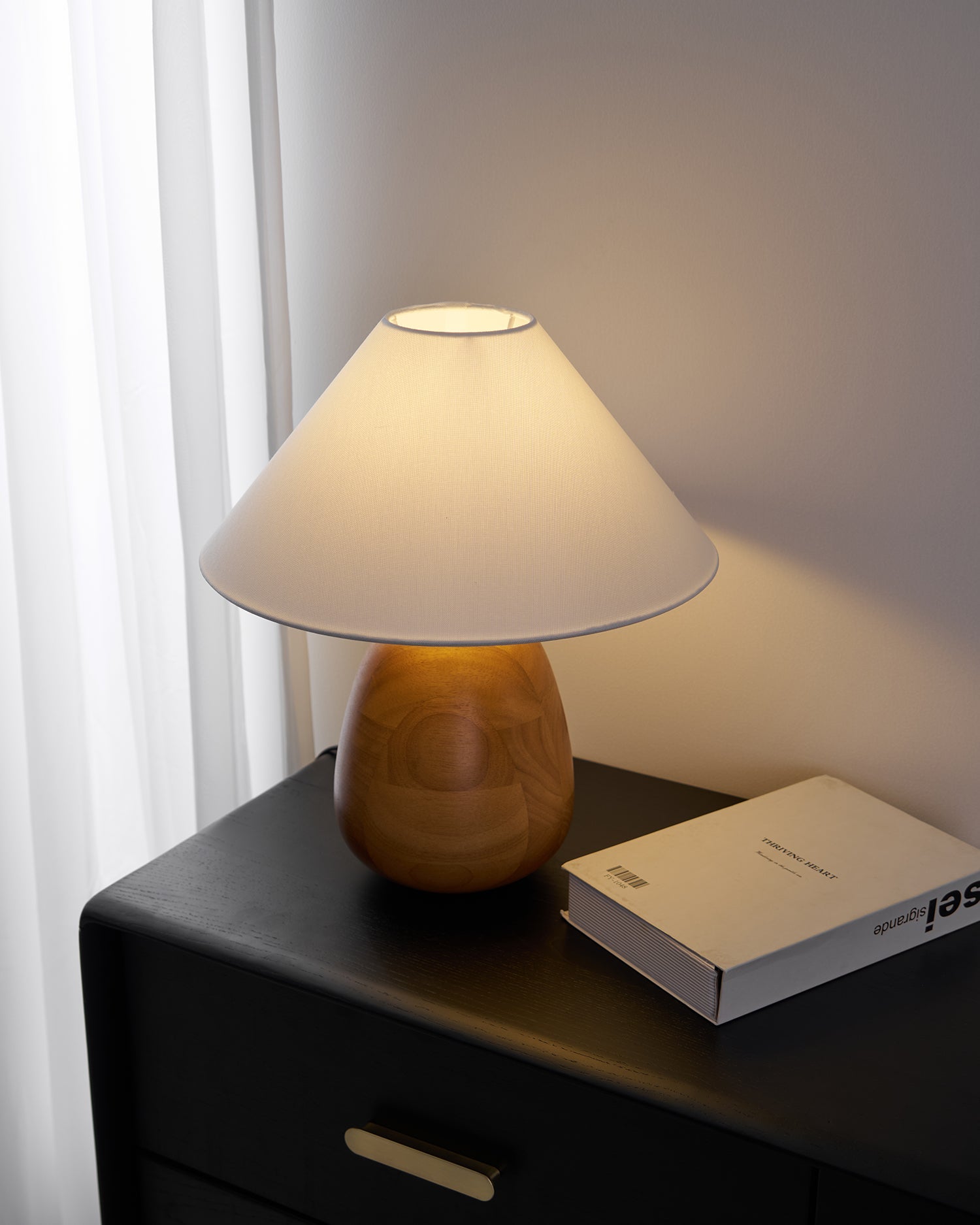 Irving Wood Table Lamp - Blowlighting