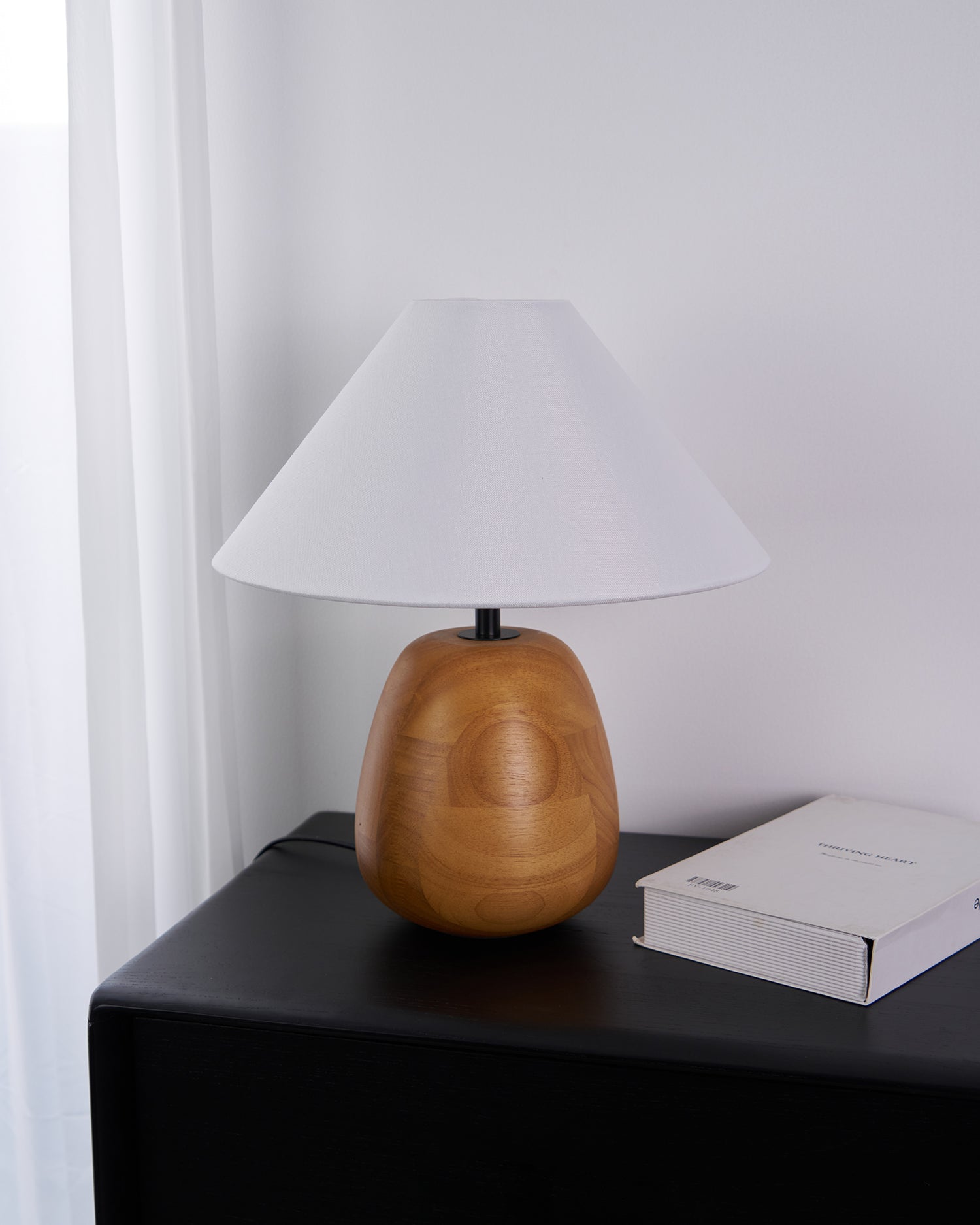 Irving Wood Table Lamp - Blowlighting