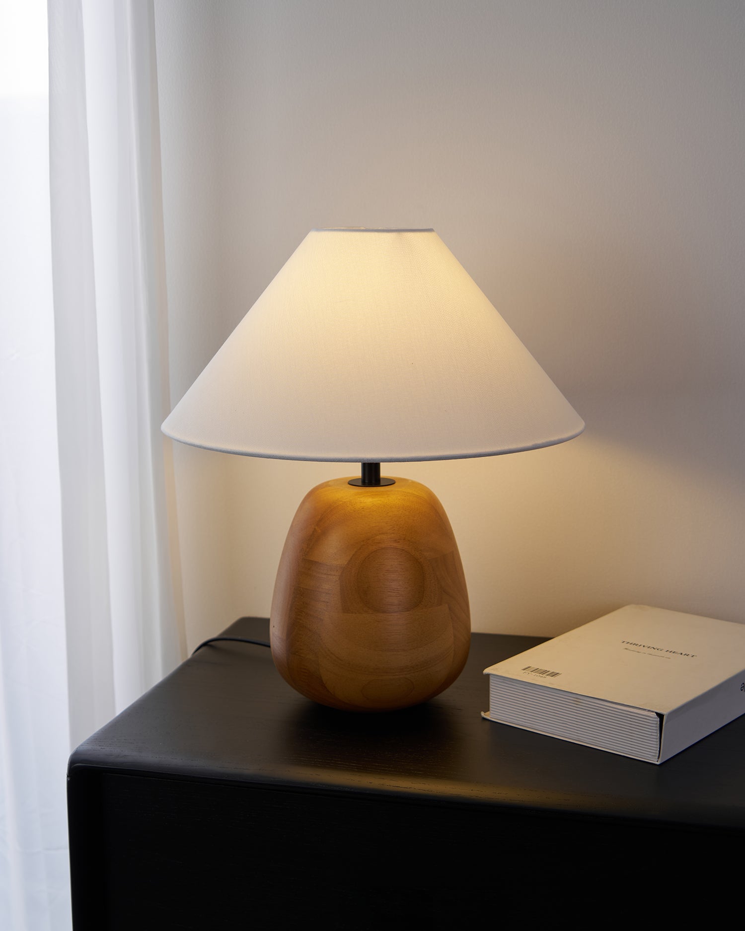 Irving Wood Table Lamp - Blowlighting