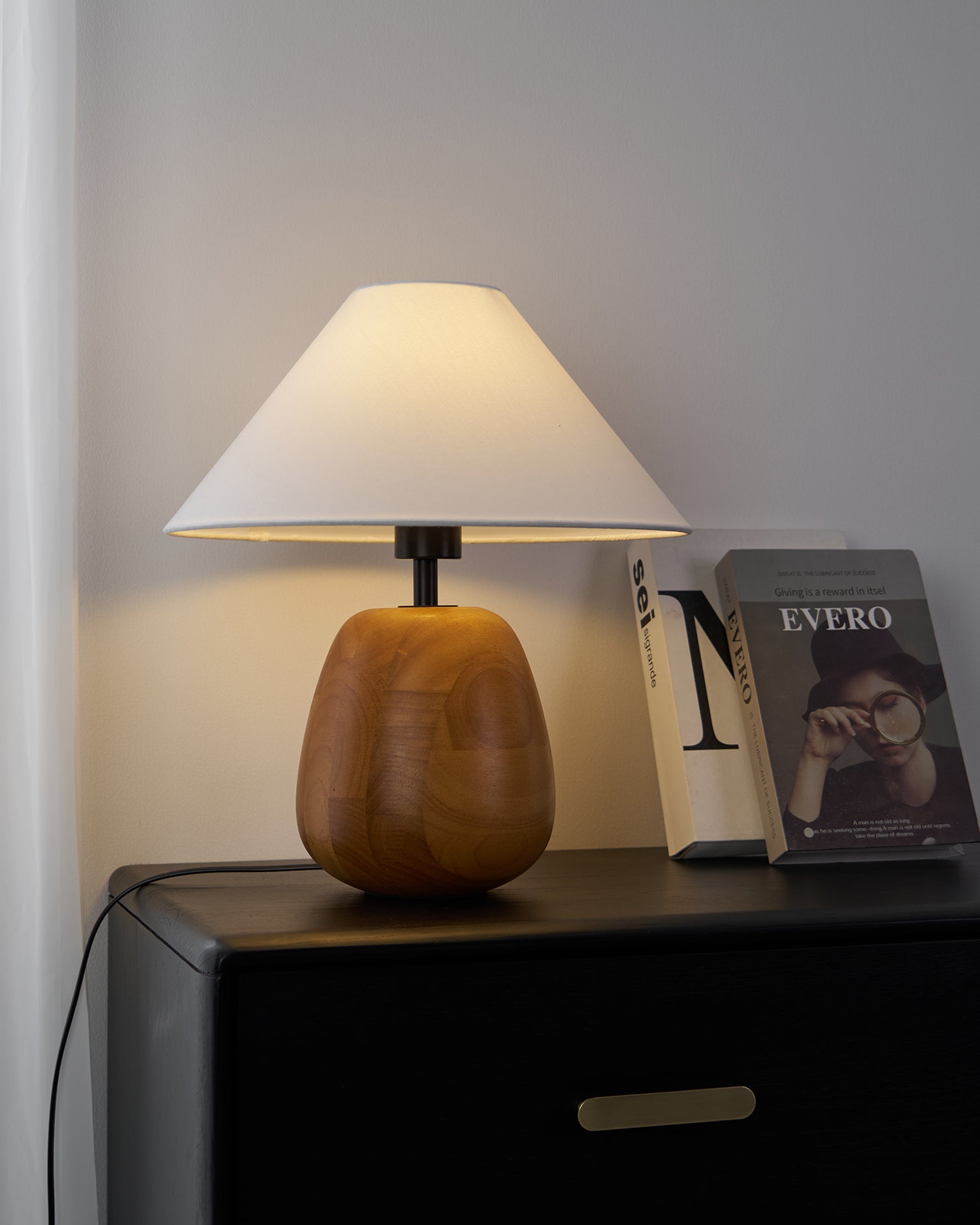 Irving Wood Table Lamp - Blowlighting