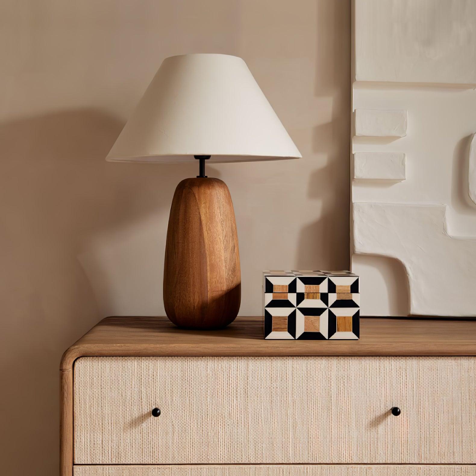 Irving Wood Table Lamp - Blowlighting