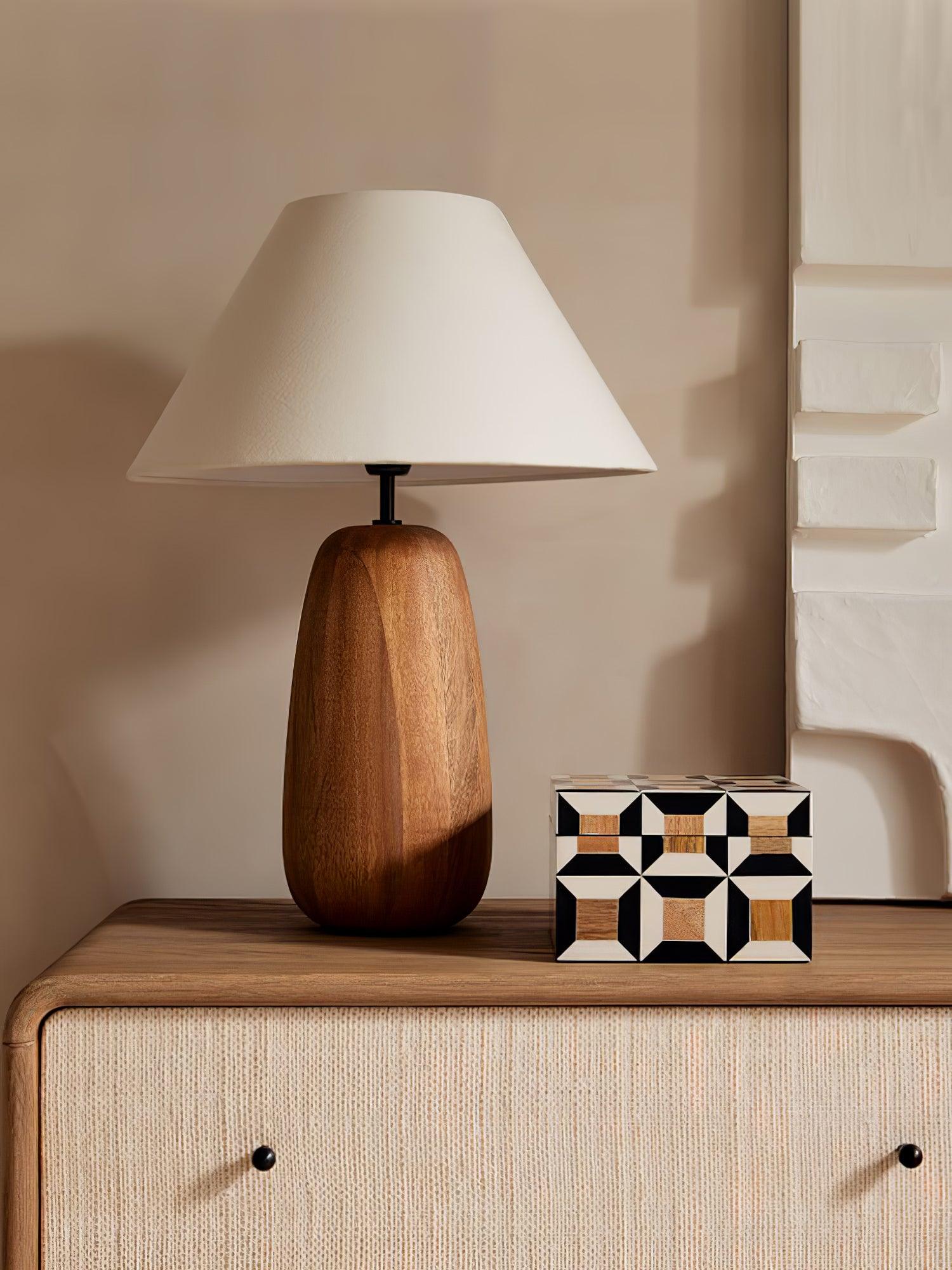 Irving Wood Table Lamp - Blowlighting