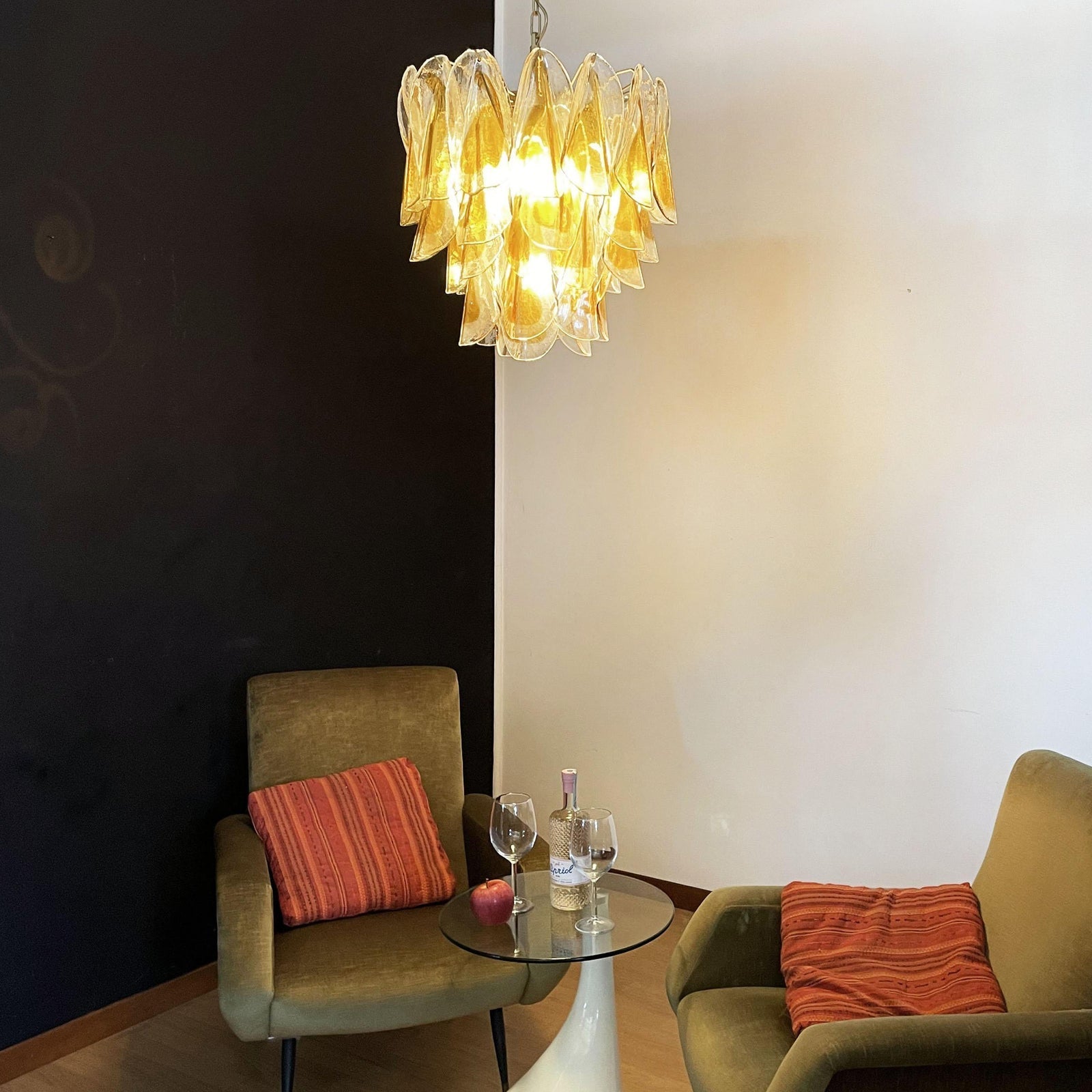Aurora Chandelier Isabella Gold Petal Layered - Blowlighting