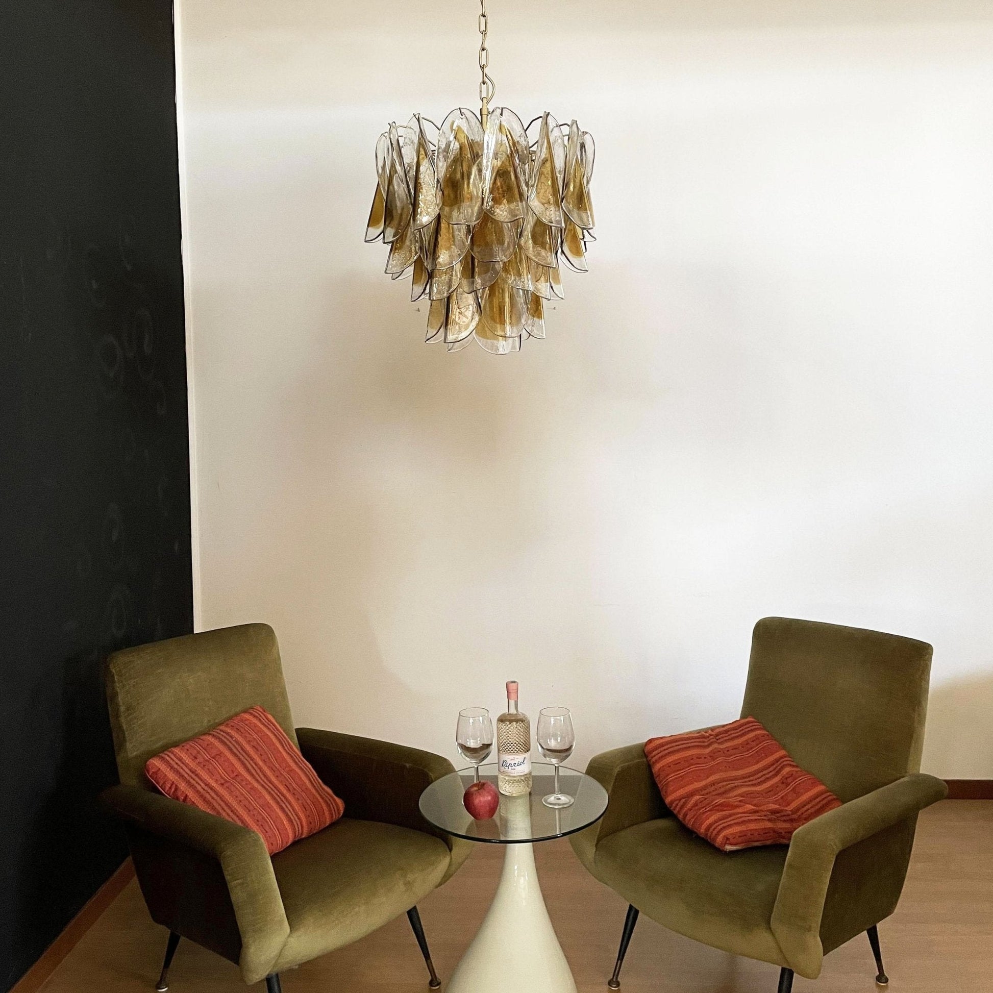 Aurora Chandelier Isabella Gold Petal Layered - Blowlighting