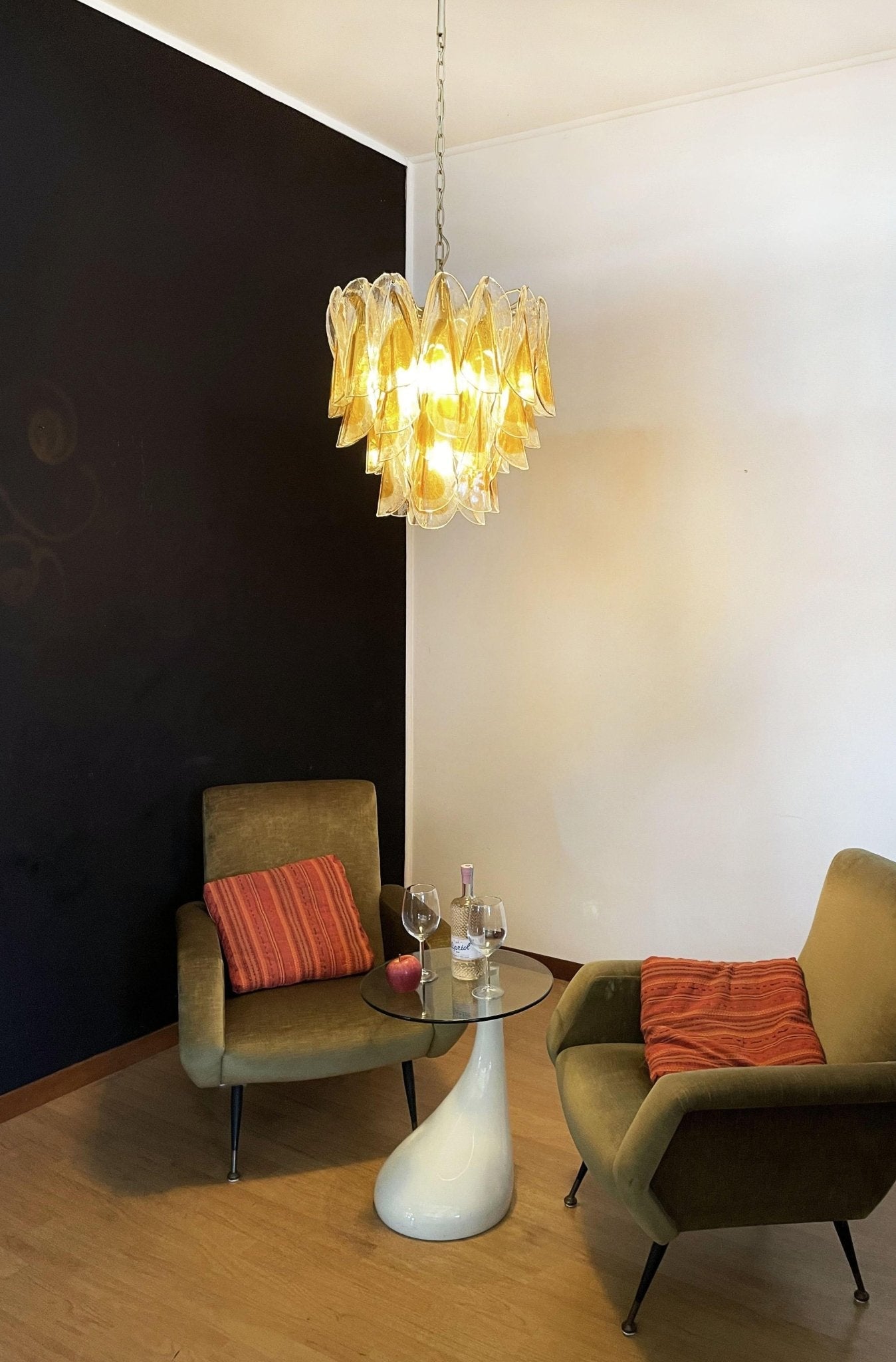 Aurora Chandelier Isabella Gold Petal Layered - Blowlighting