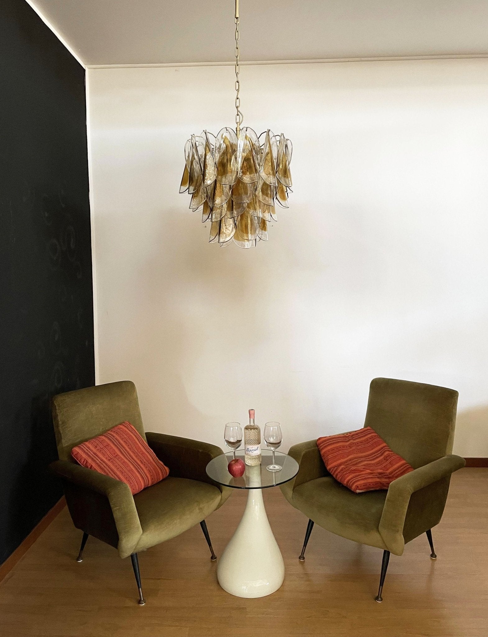 Aurora Chandelier Isabella Gold Petal Layered - Blowlighting