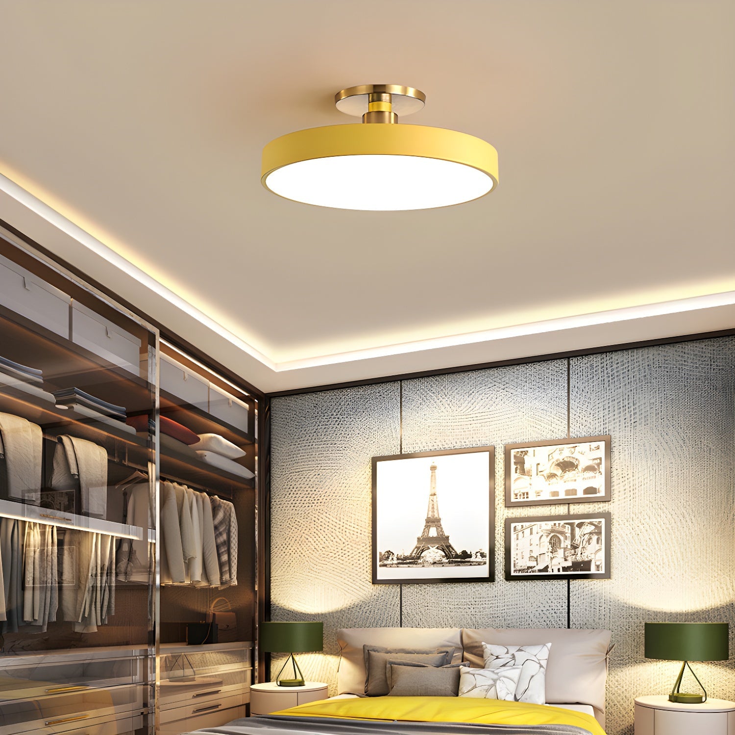 Isla Flush Mount Ceiling Lamp - Blowlighting
