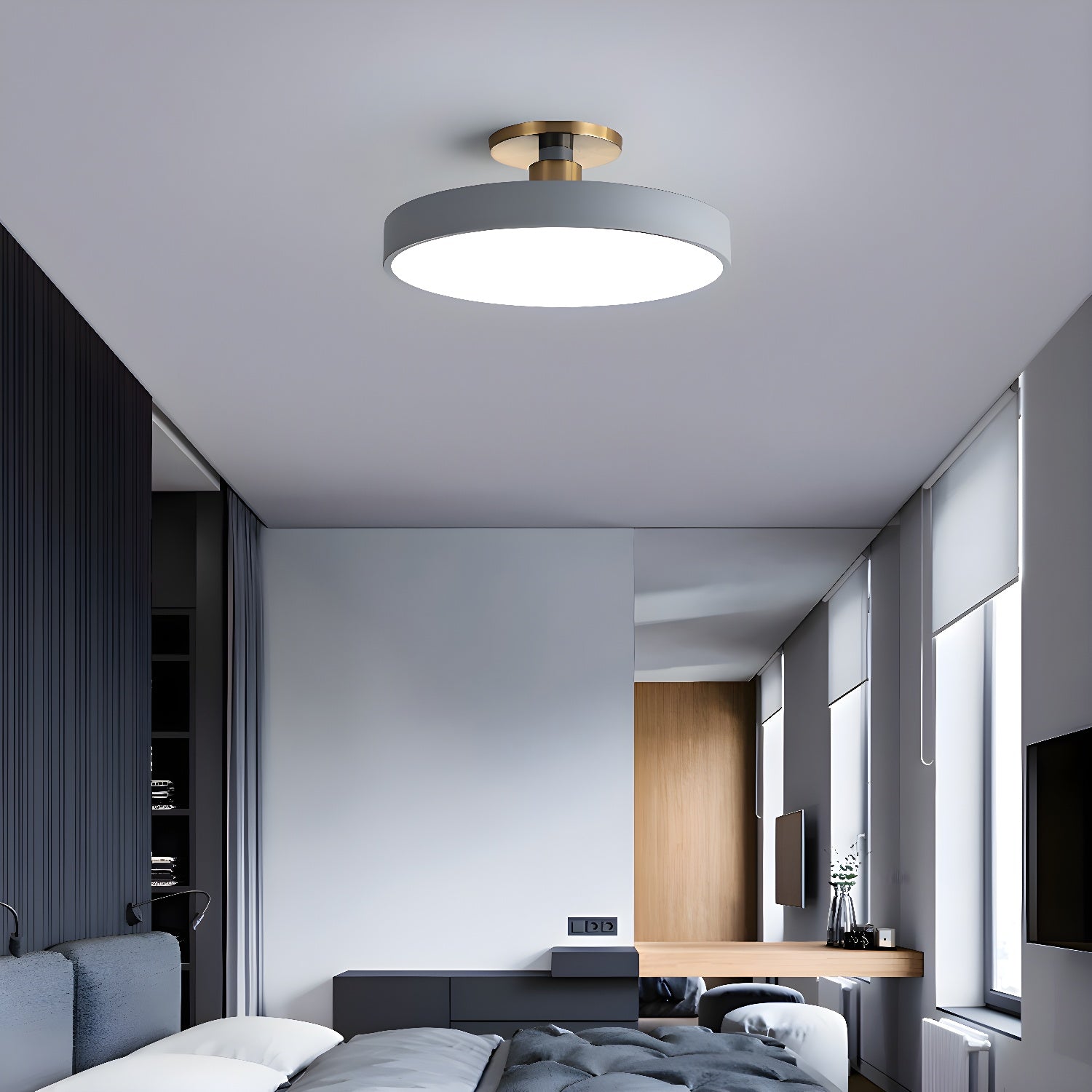 Isla Flush Mount Ceiling Lamp - Blowlighting