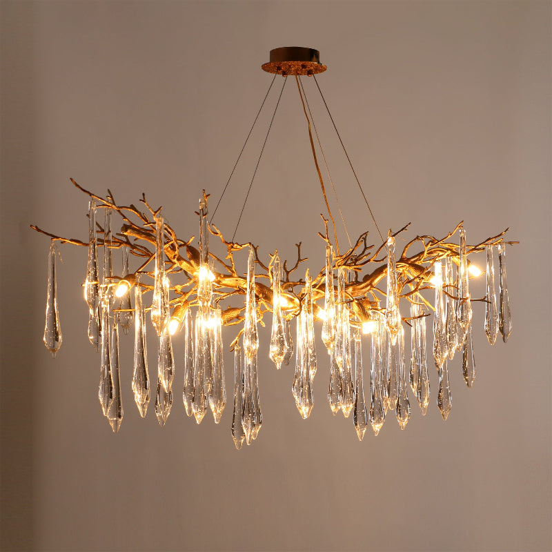 Janae Luxury Glass Chandelier