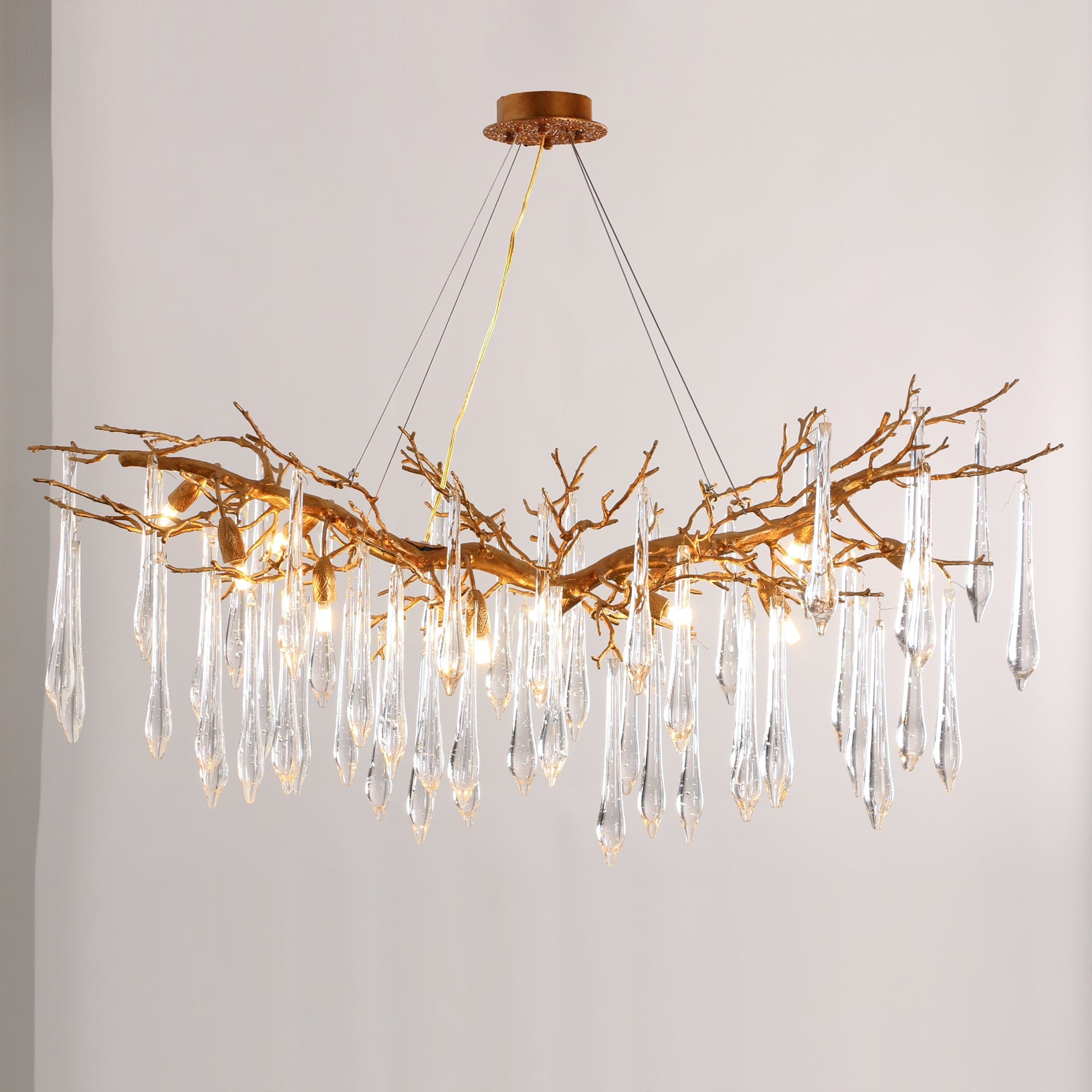 Janae Luxury Glass Chandelier