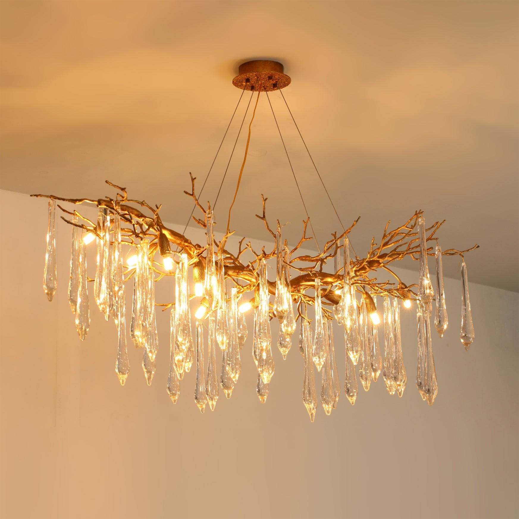 Janae Luxury Glass Chandelier