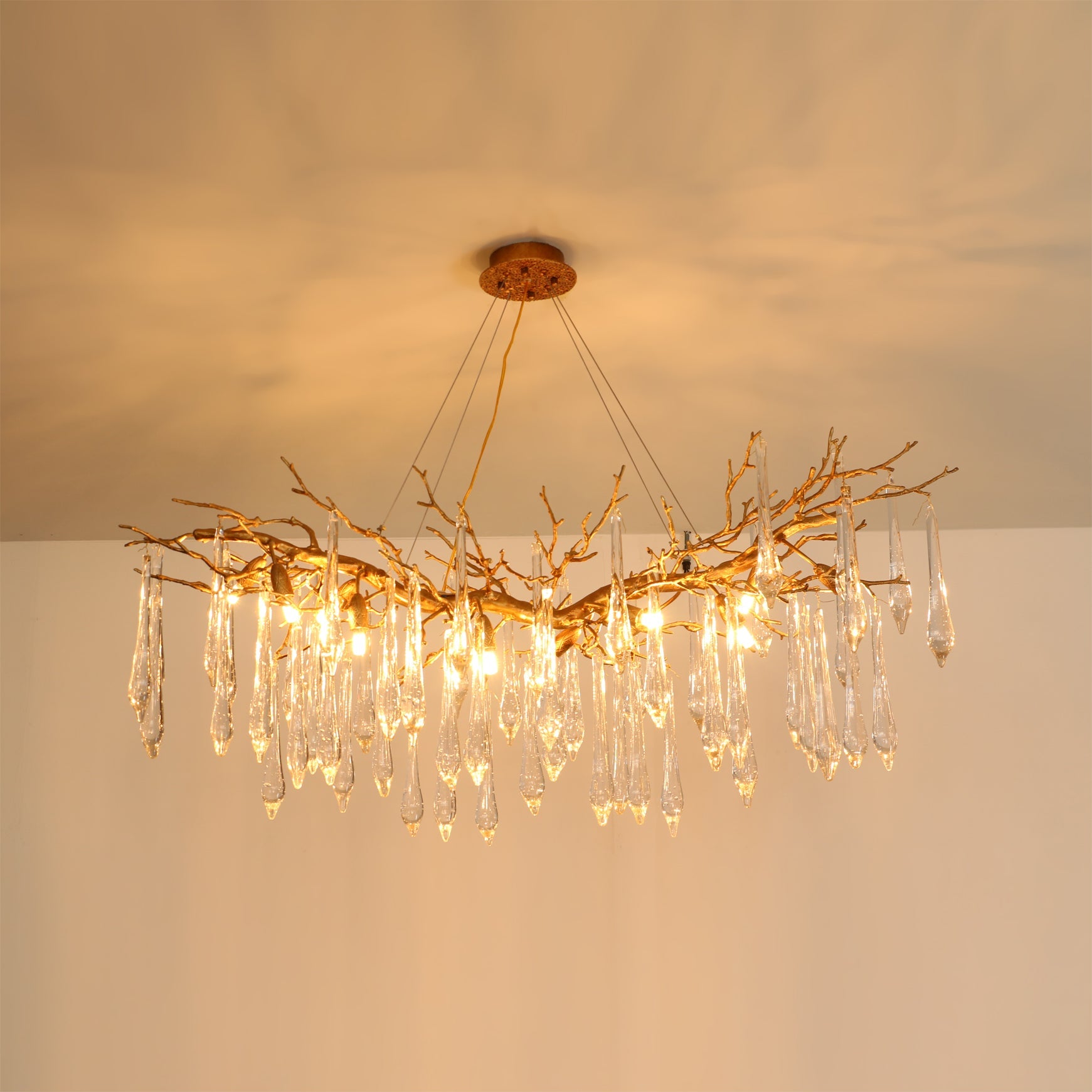 Janae Luxury Glass Chandelier