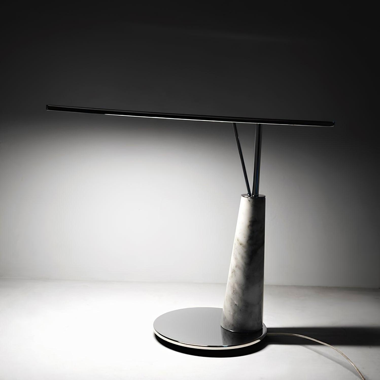 Lunaris Modern Marble Table Lamp - Blowlighting