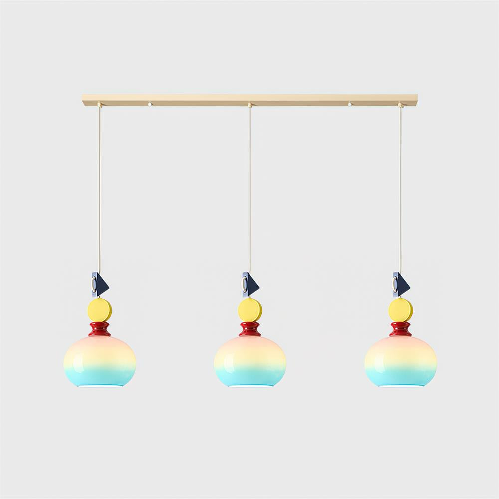 Jelly Ranbow Glass Pendant Lamp