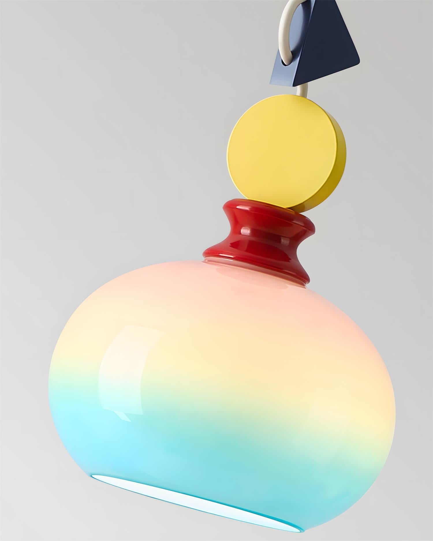 Jelly Ranbow Glass Pendant Lamp