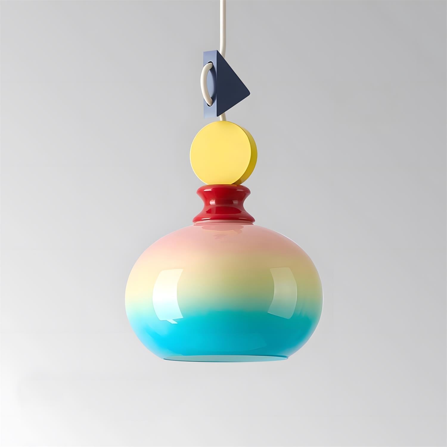 Jelly Ranbow Glass Pendant Lamp