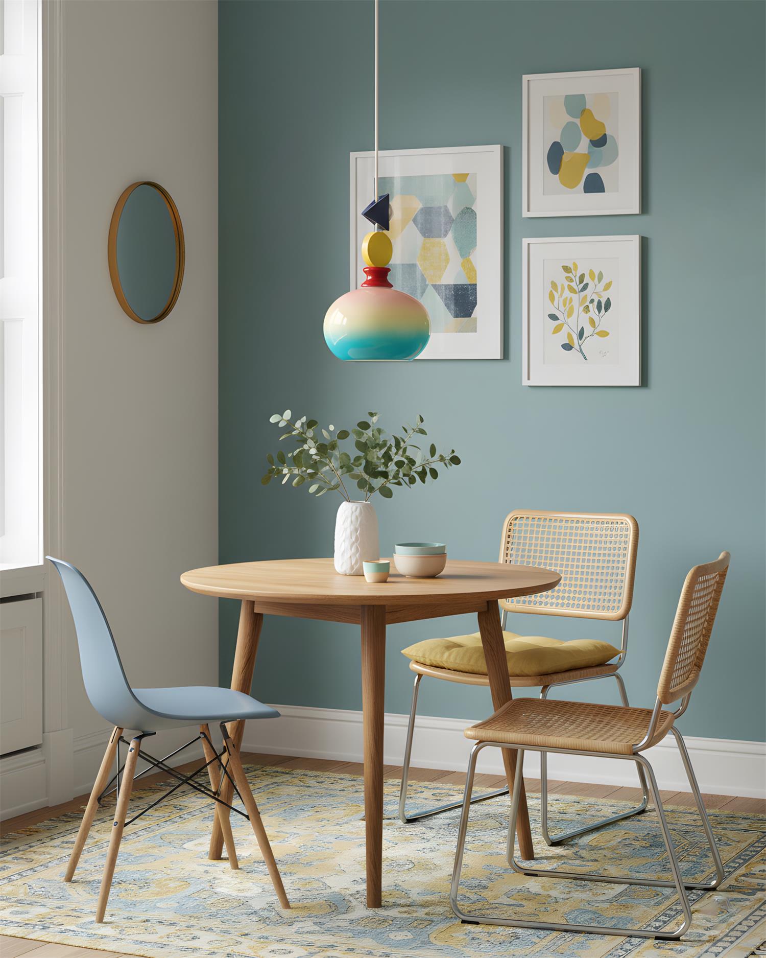 Jelly Ranbow Glass Pendant Lamp