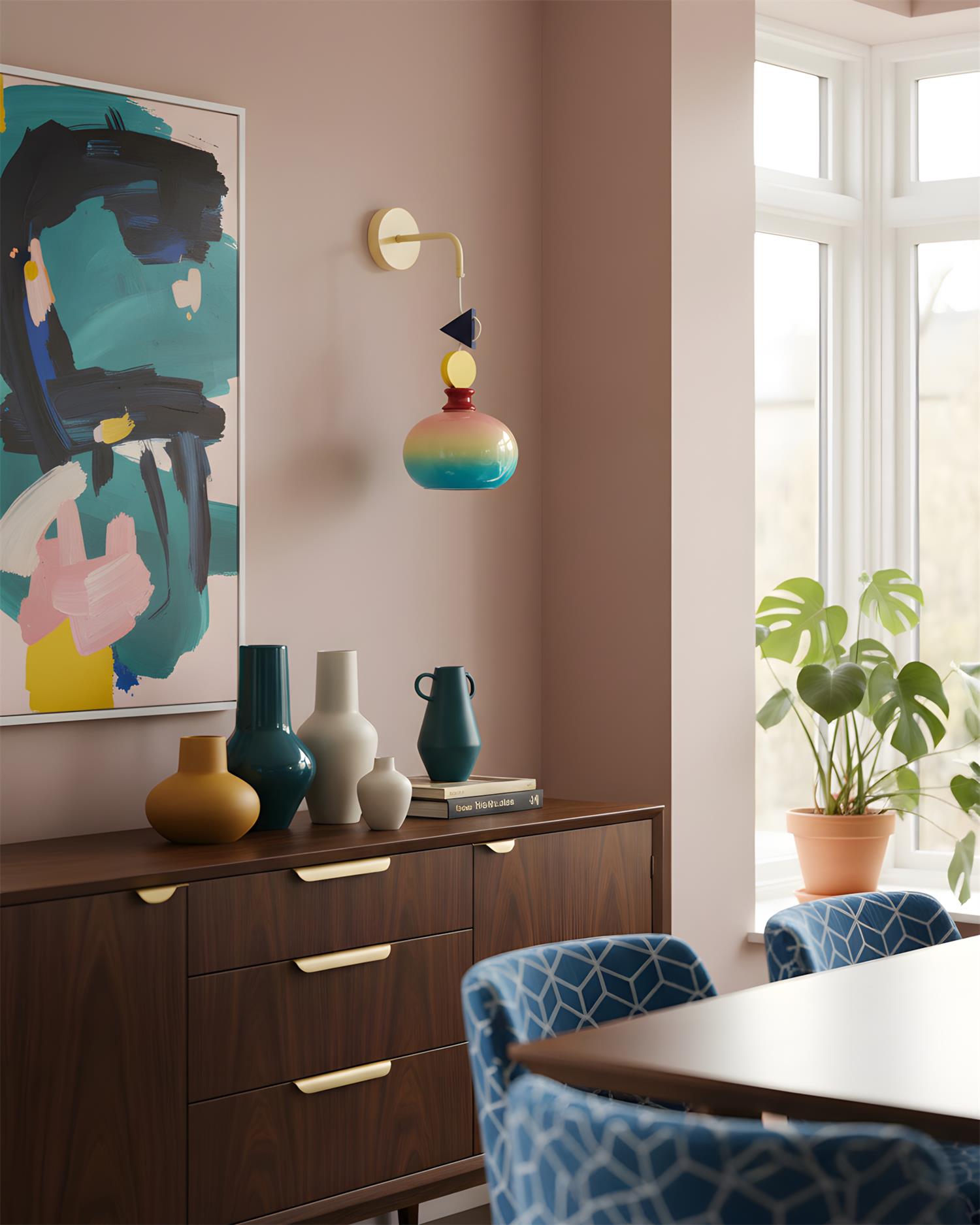 Jellytone Bohemian Glass Wall Light