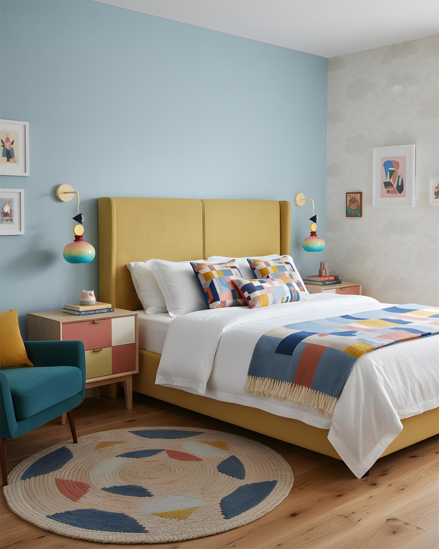 Jellytone Bohemian Glass Wall Light