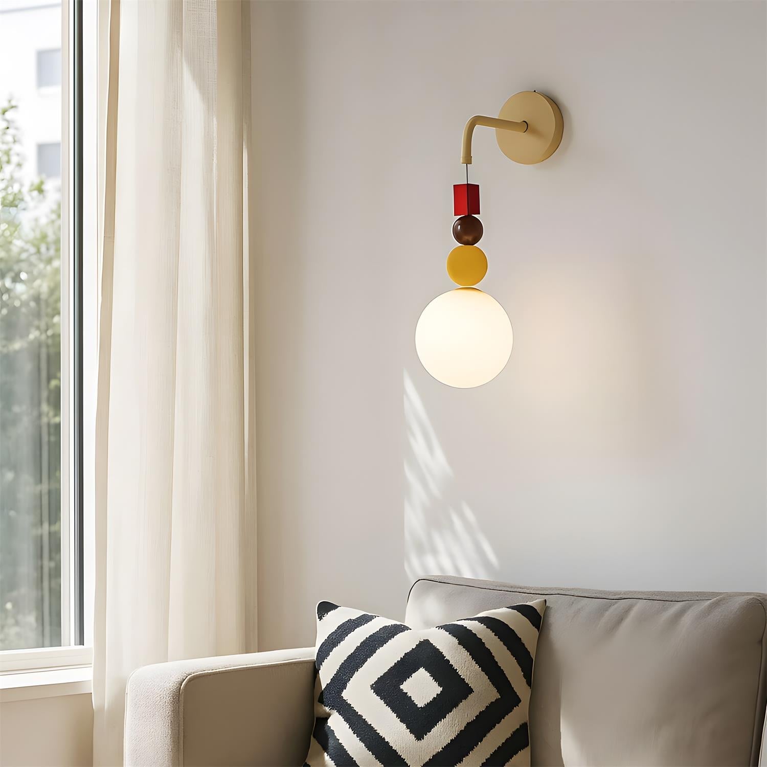 Jellytone Bohemian Glass Wall Light