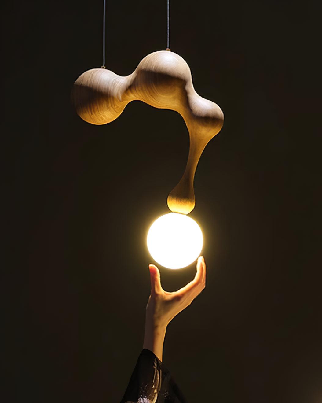 Jenna Wooden Pendant Lamp - Blowlighting