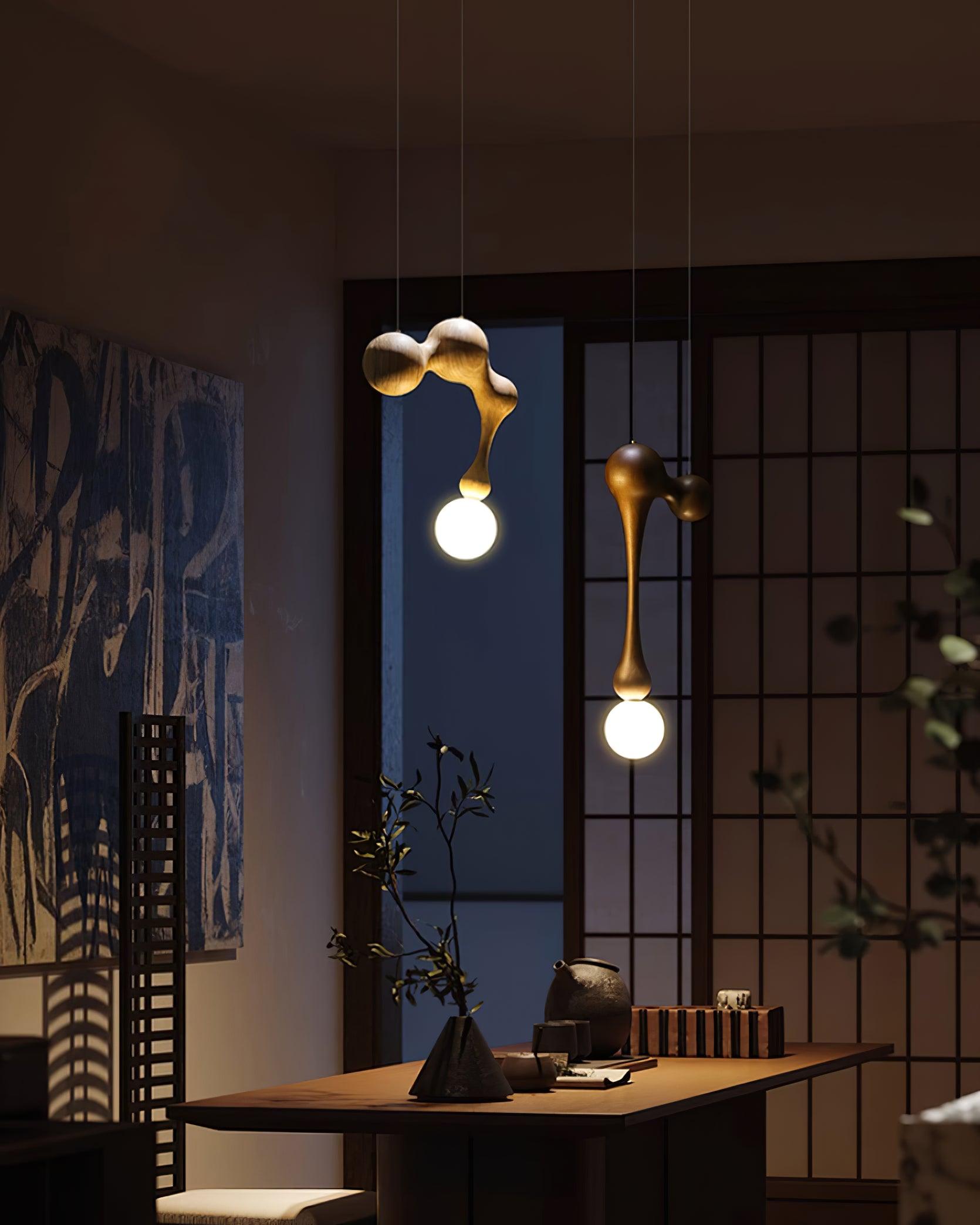 Jenna Wooden Pendant Lamp - Blowlighting