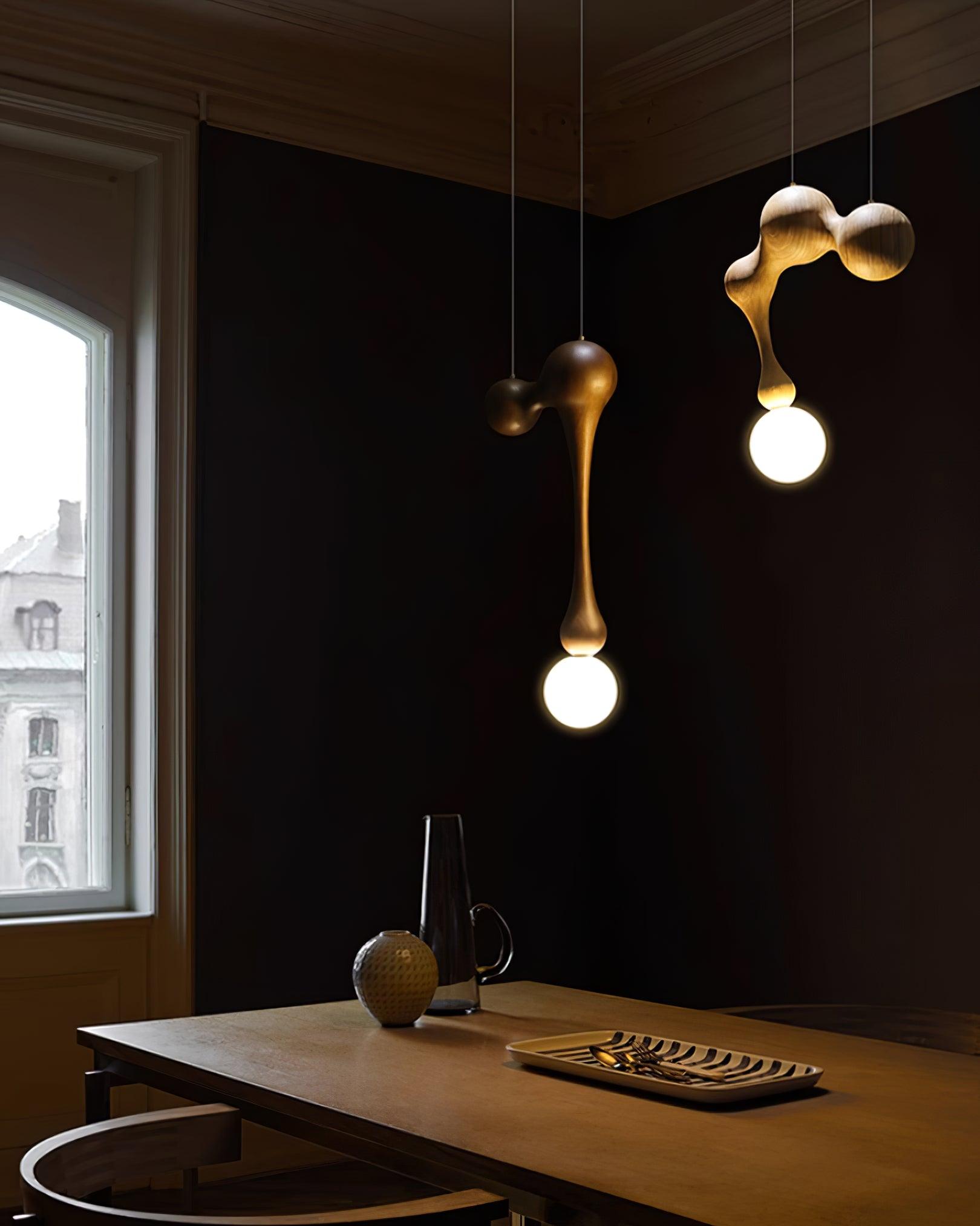 Jenna Wooden Pendant Lamp - Blowlighting