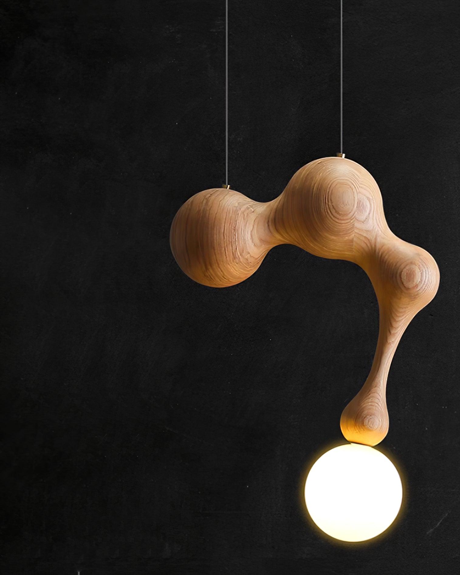 Jenna Wooden Pendant Lamp - Blowlighting