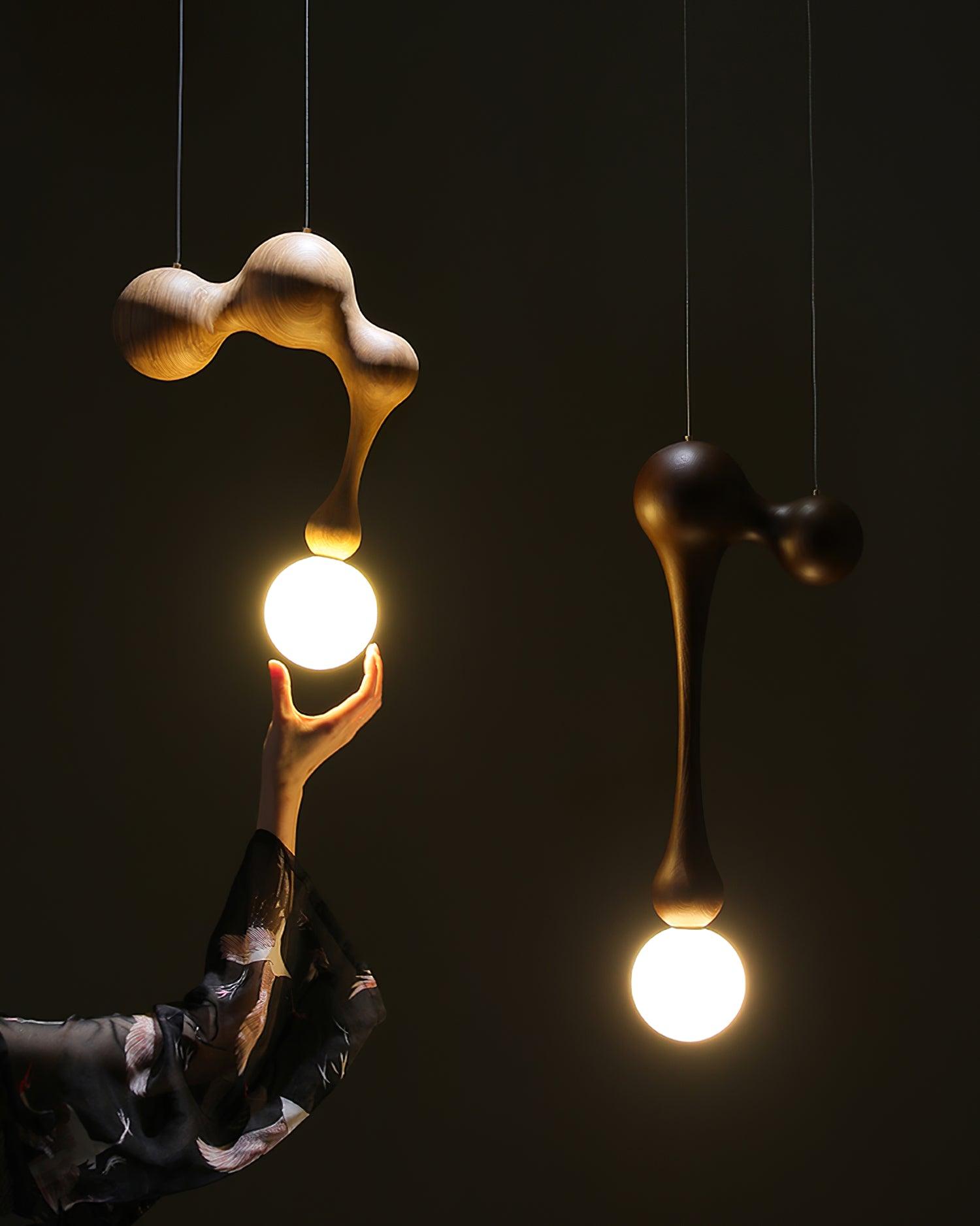 Jenna Wooden Pendant Lamp - Blowlighting