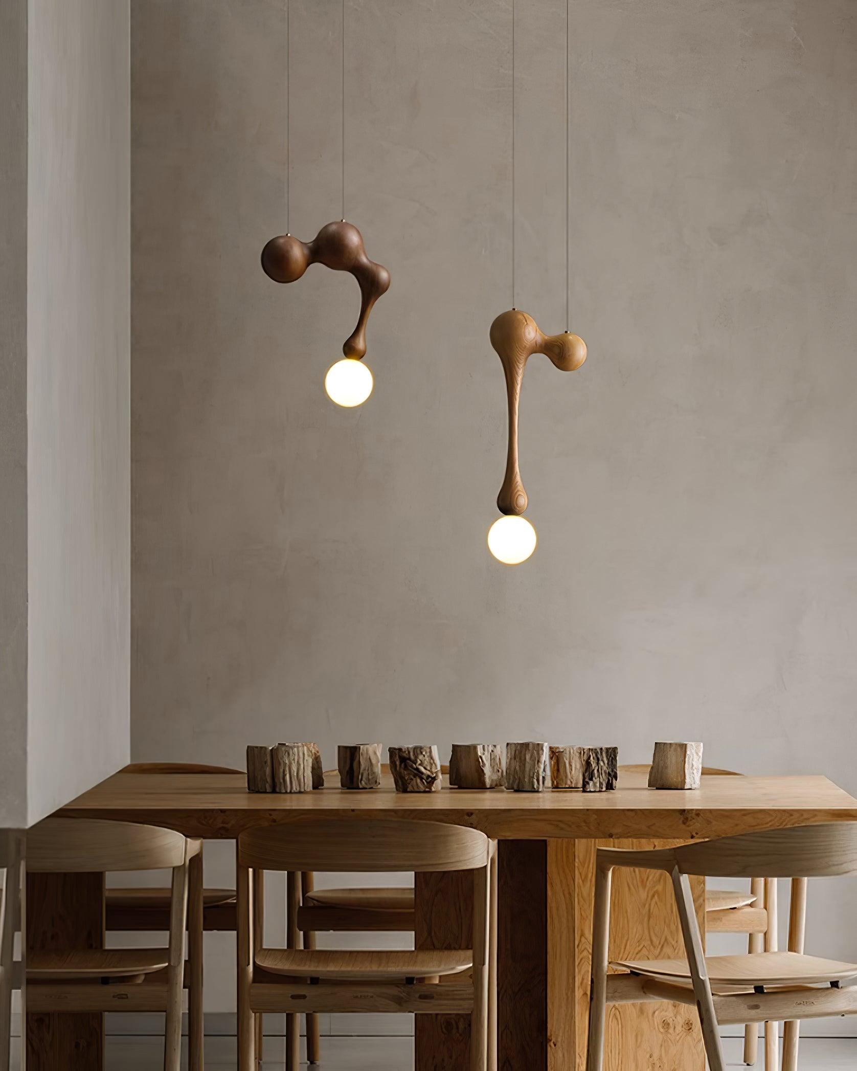 Jenna Wooden Pendant Lamp - Blowlighting
