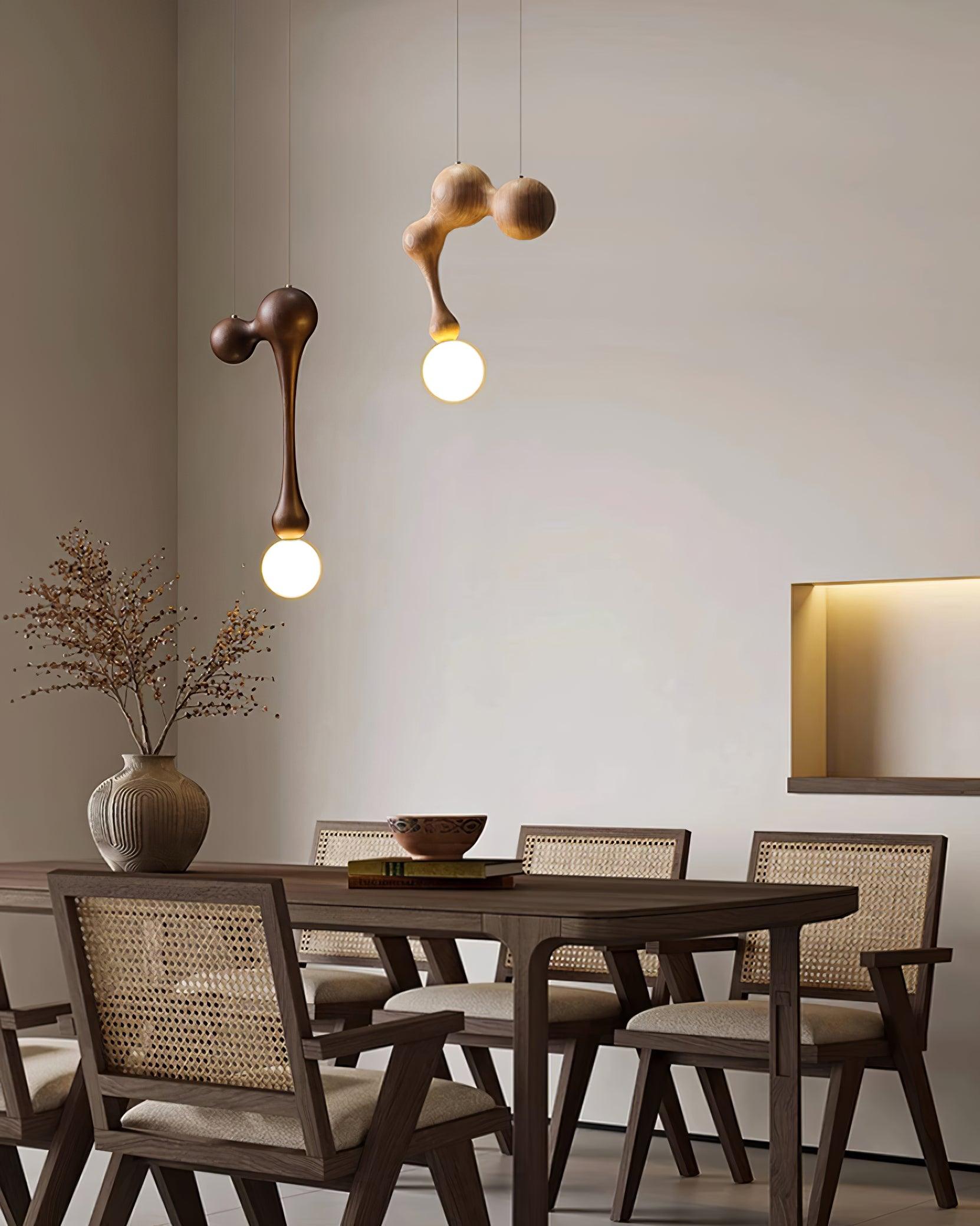 Jenna Wooden Pendant Lamp - Blowlighting