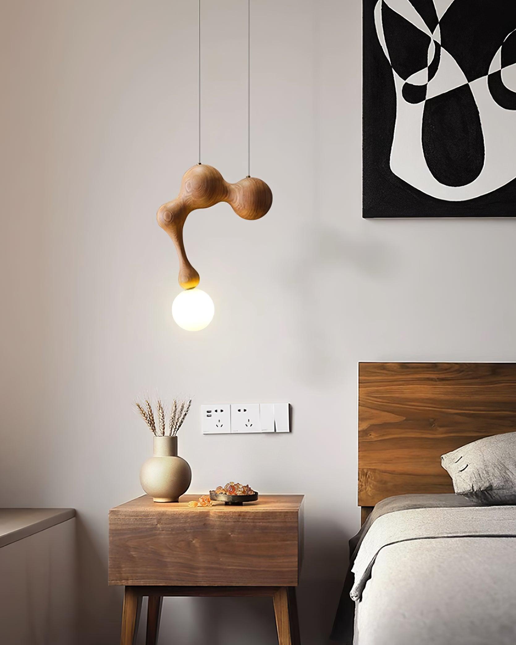 Jenna Wooden Pendant Lamp - Blowlighting