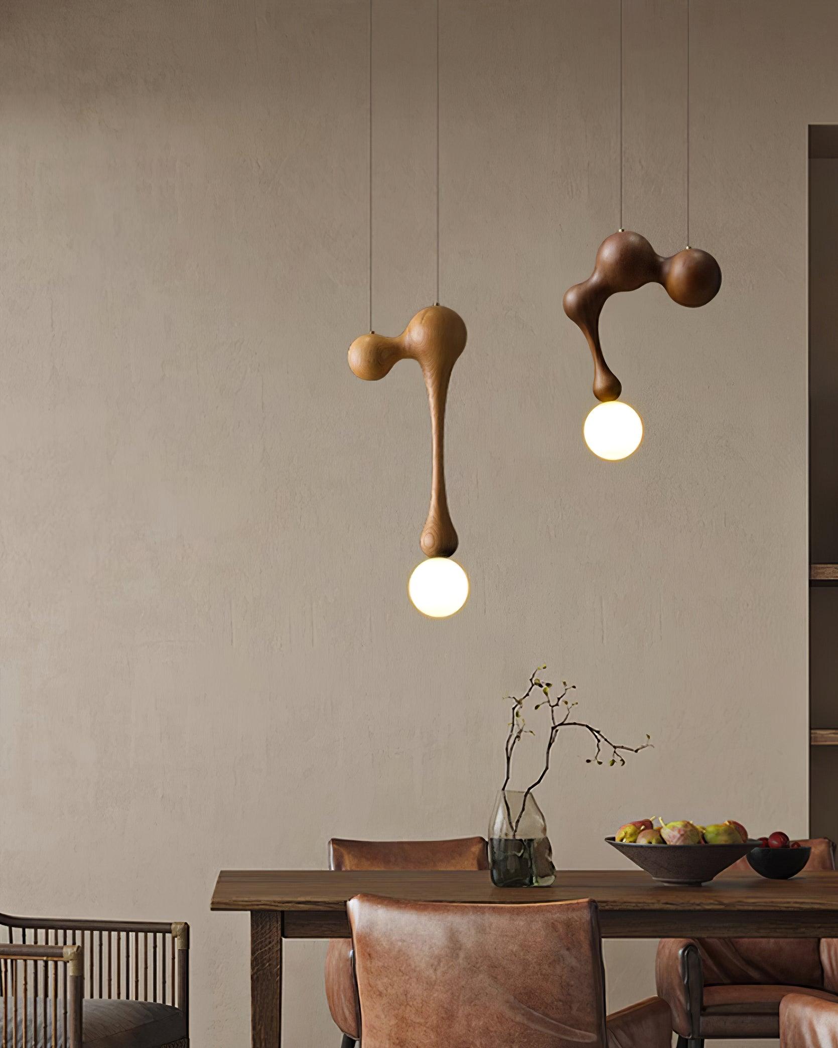 Jenna Wooden Pendant Lamp - Blowlighting